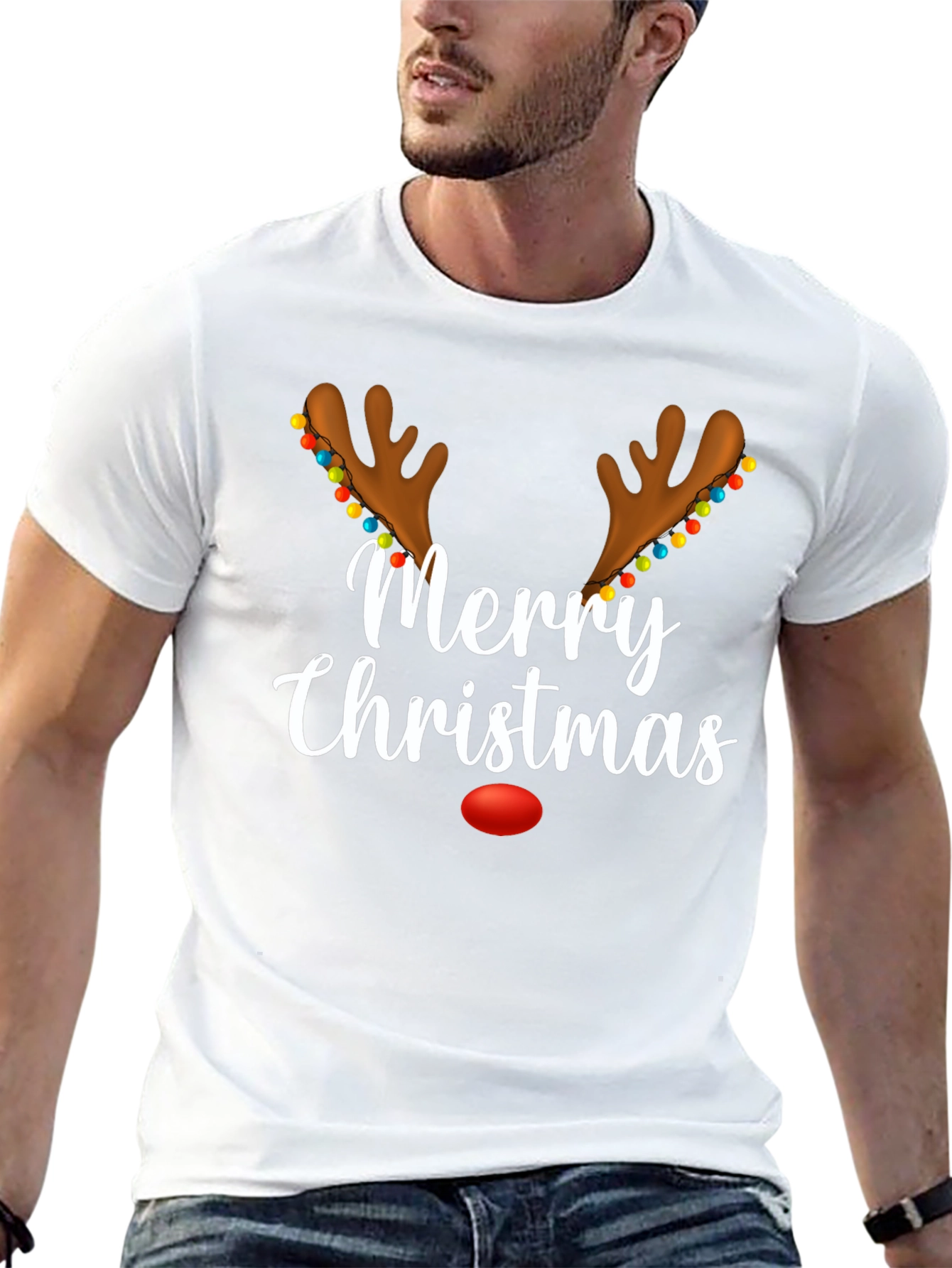 Merry Christmas Reindeer T-Shirt