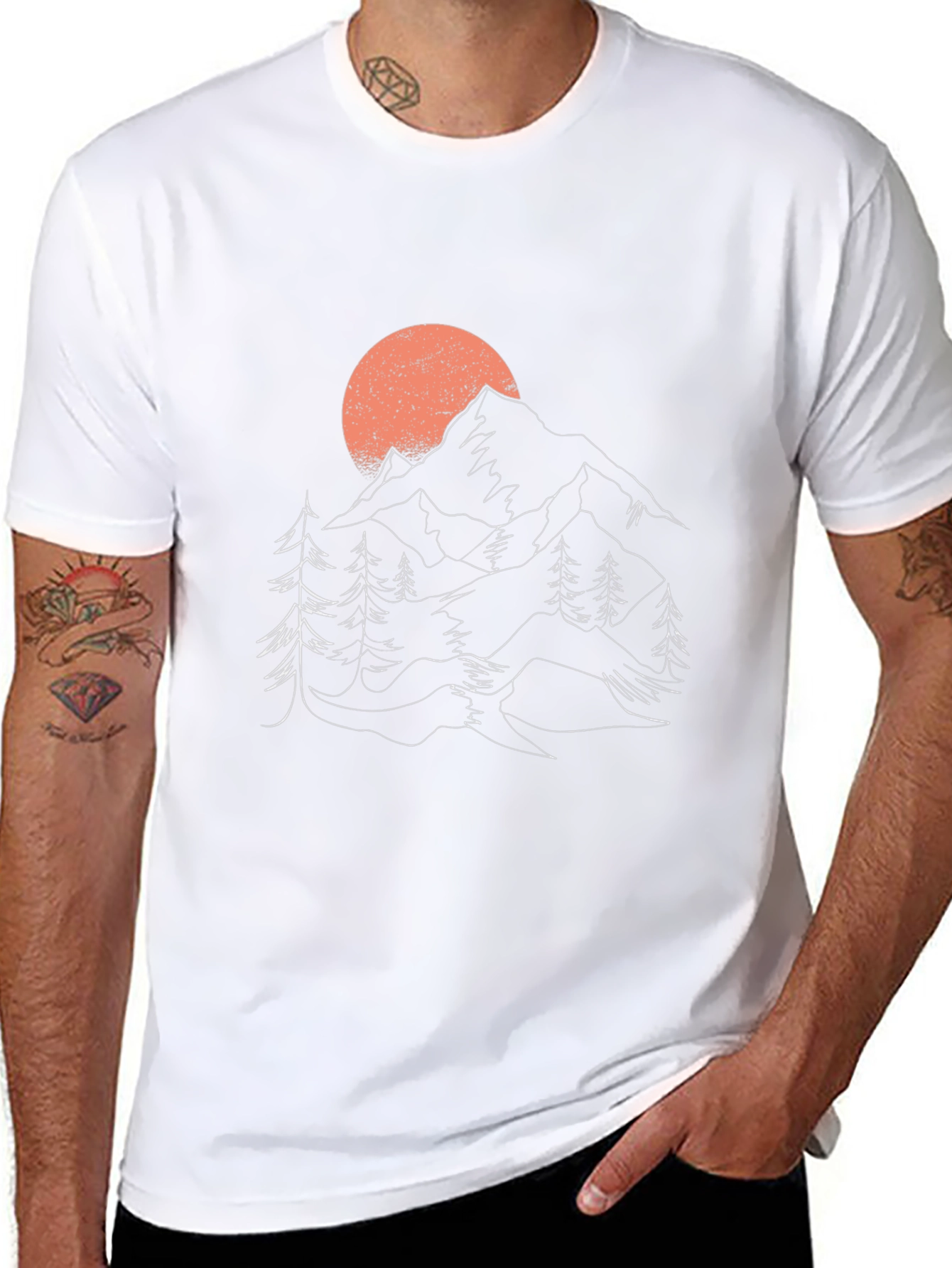 Mountain Sunset Graphic Tee - Nature Lovers Apparel