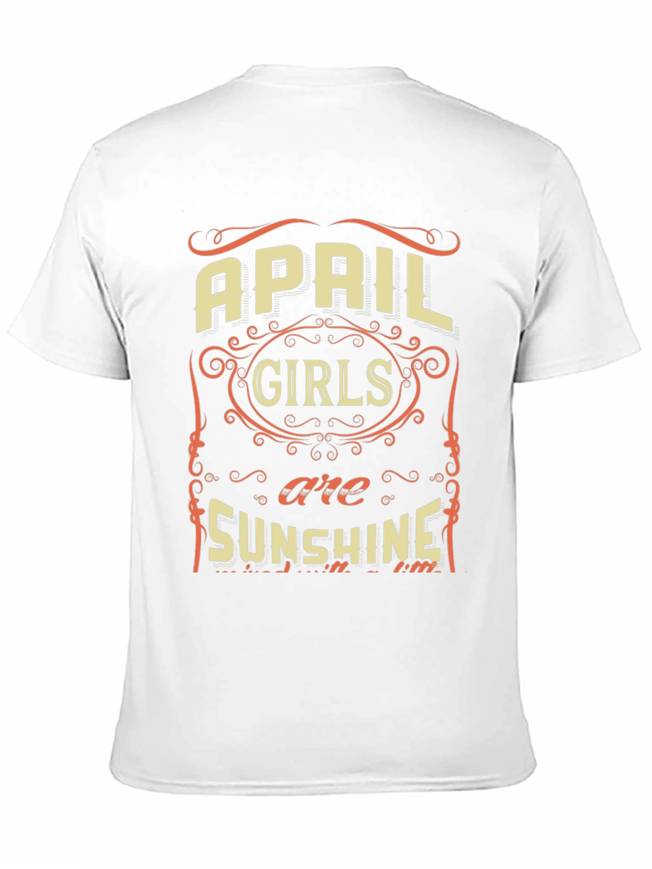 April Girls Sunshine Graphic Tee - Birthday Gift