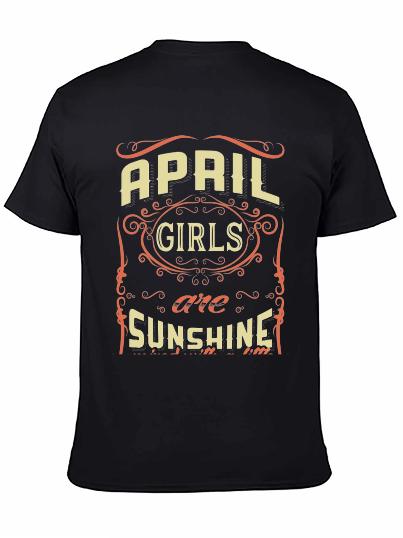April Girls Sunshine Graphic Tee - Birthday Gift