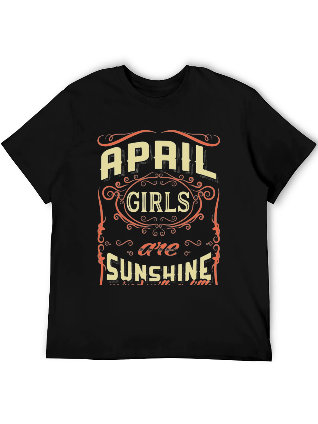 April Girls Sunshine Graphic Tee - Birthday Gift