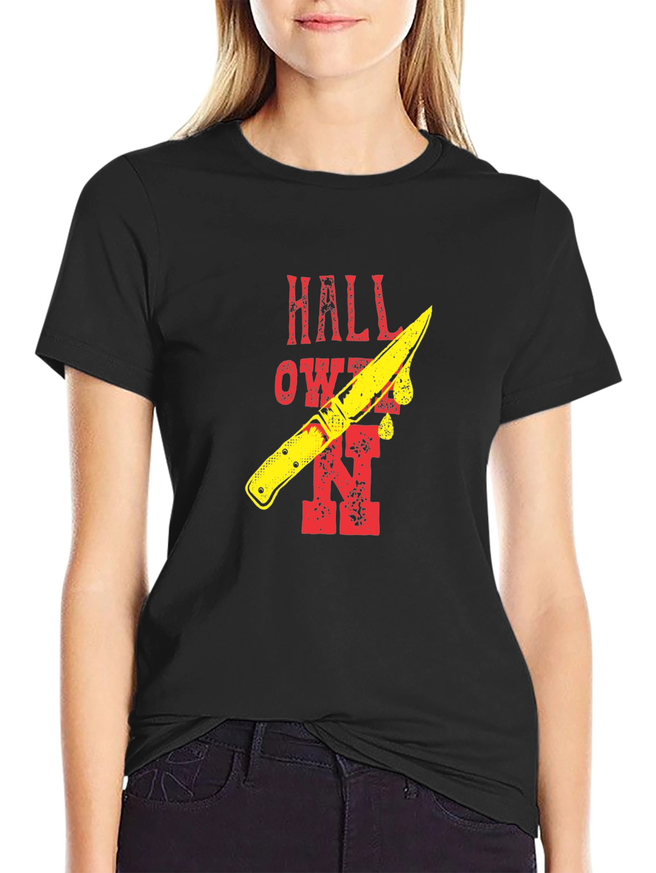 Halloween Knife Graphic Tee