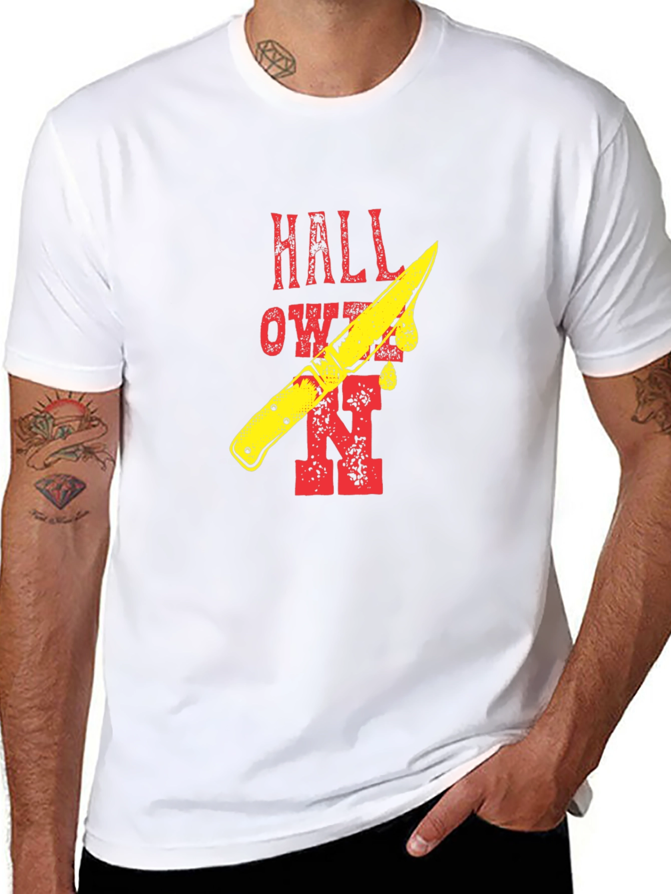 Halloween Knife Graphic Tee