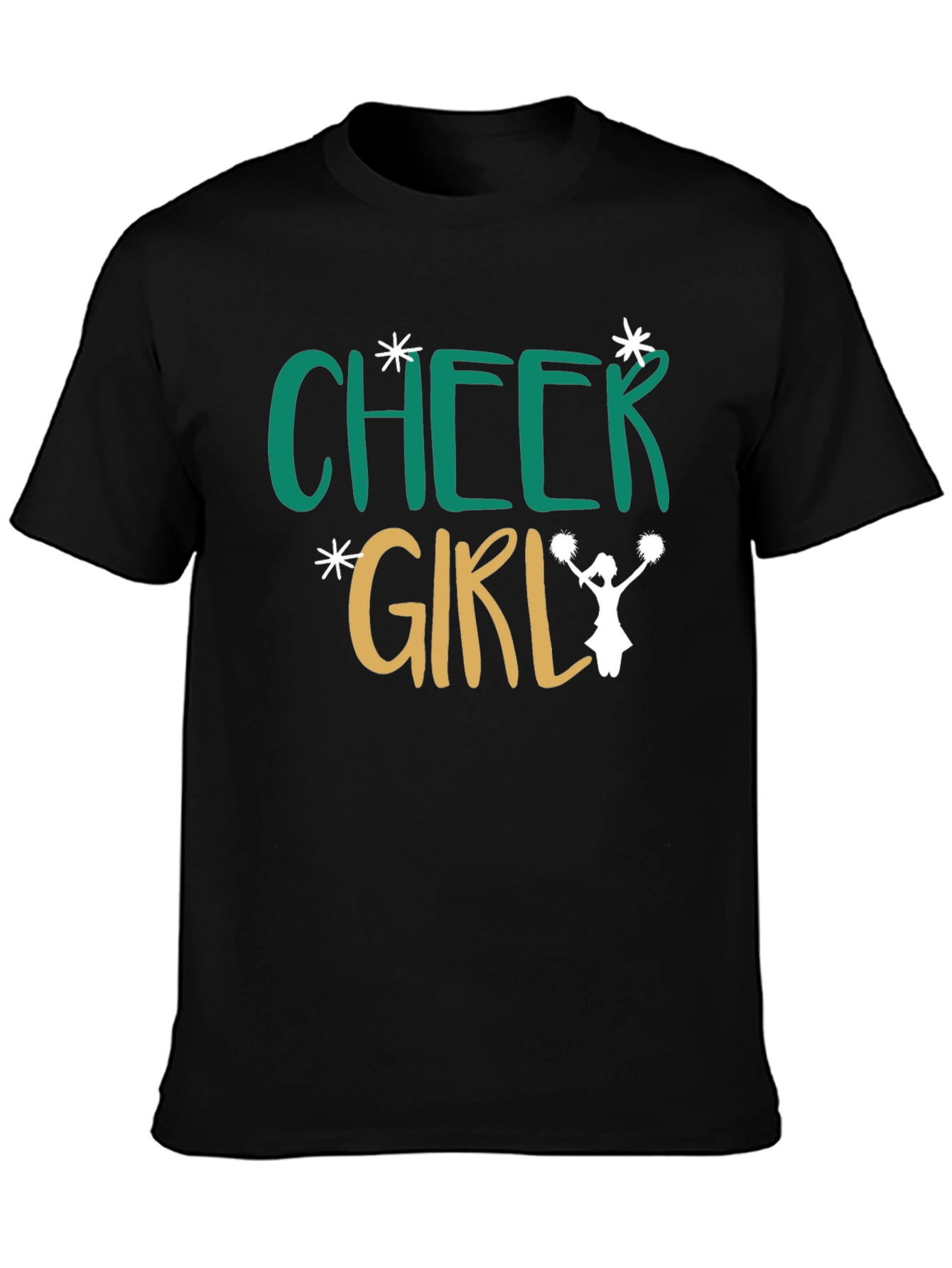 Cheer Girl T-Shirt - Black