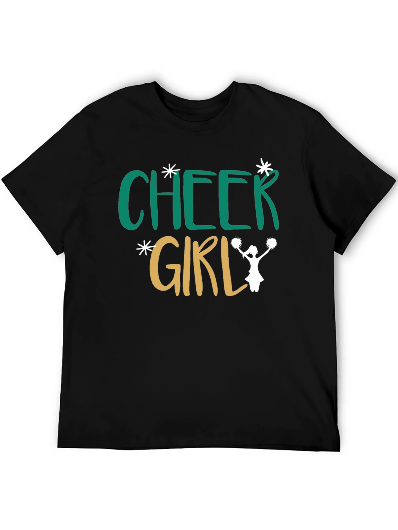 Cheer Girl T-Shirt - Black