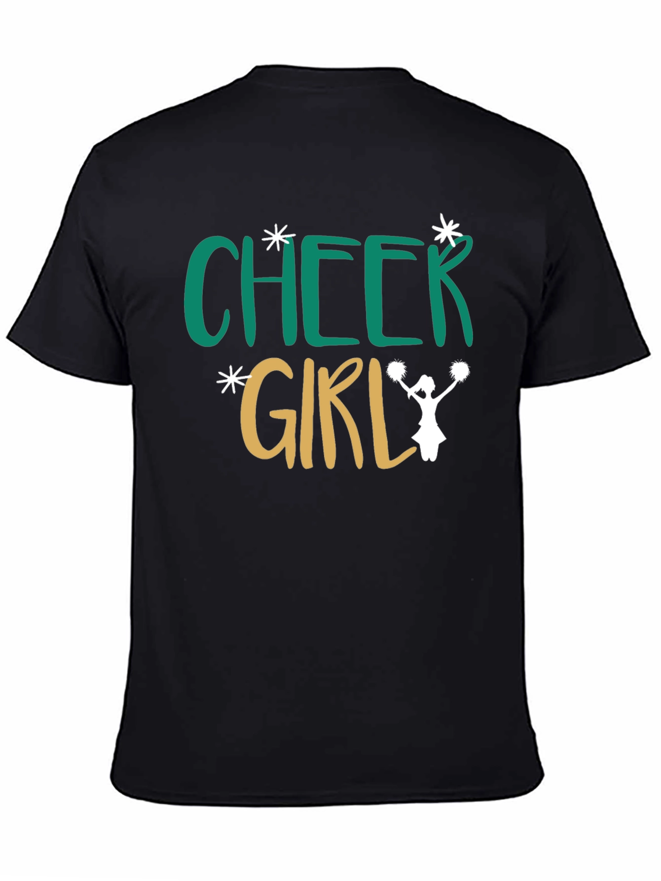 Cheer Girl T-Shirt - Black