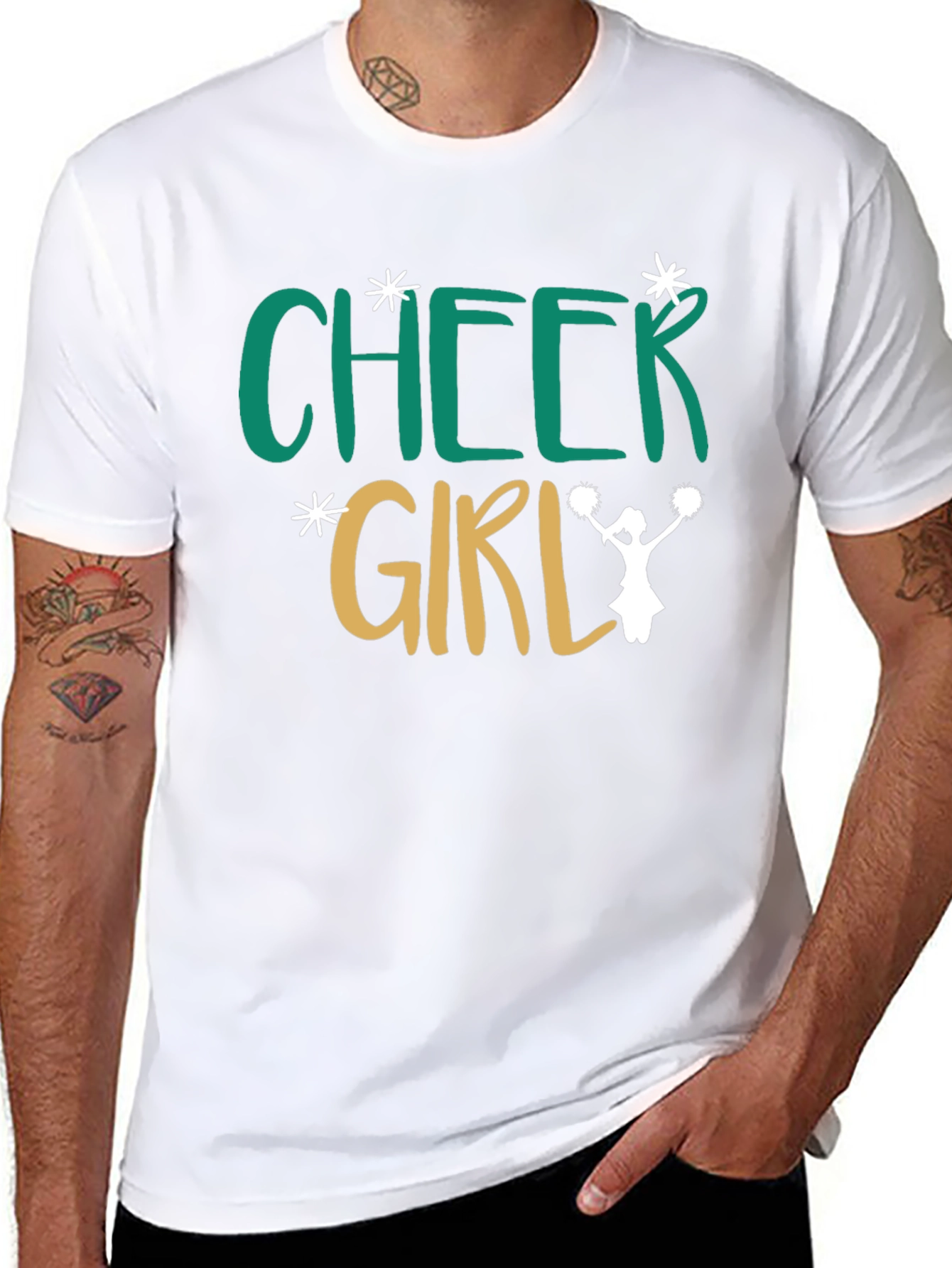 Cheer Girl T-Shirt - Black