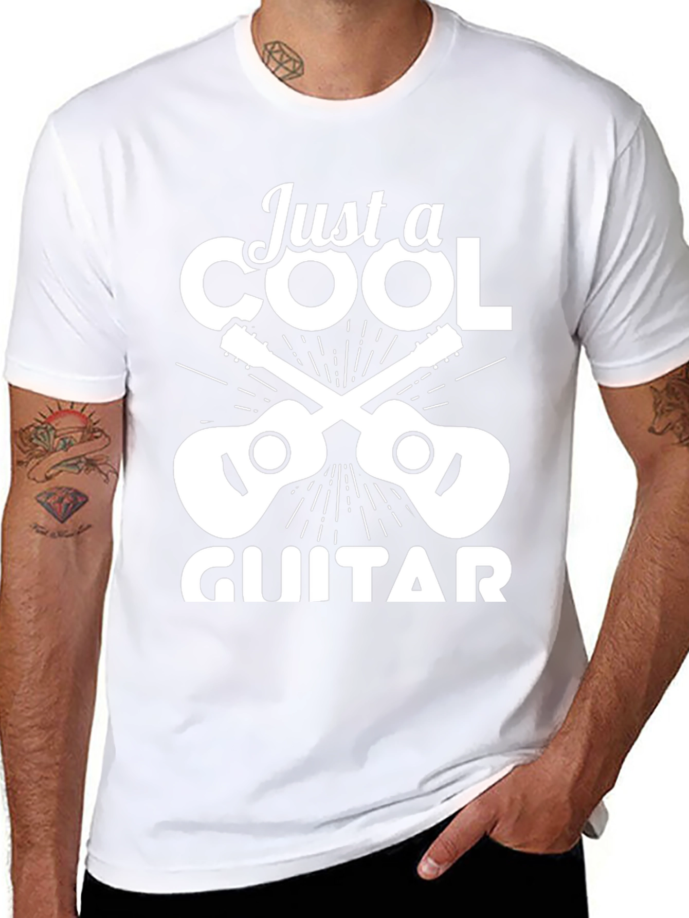 Cool Guitar T-Shirt - Music Lover Tee