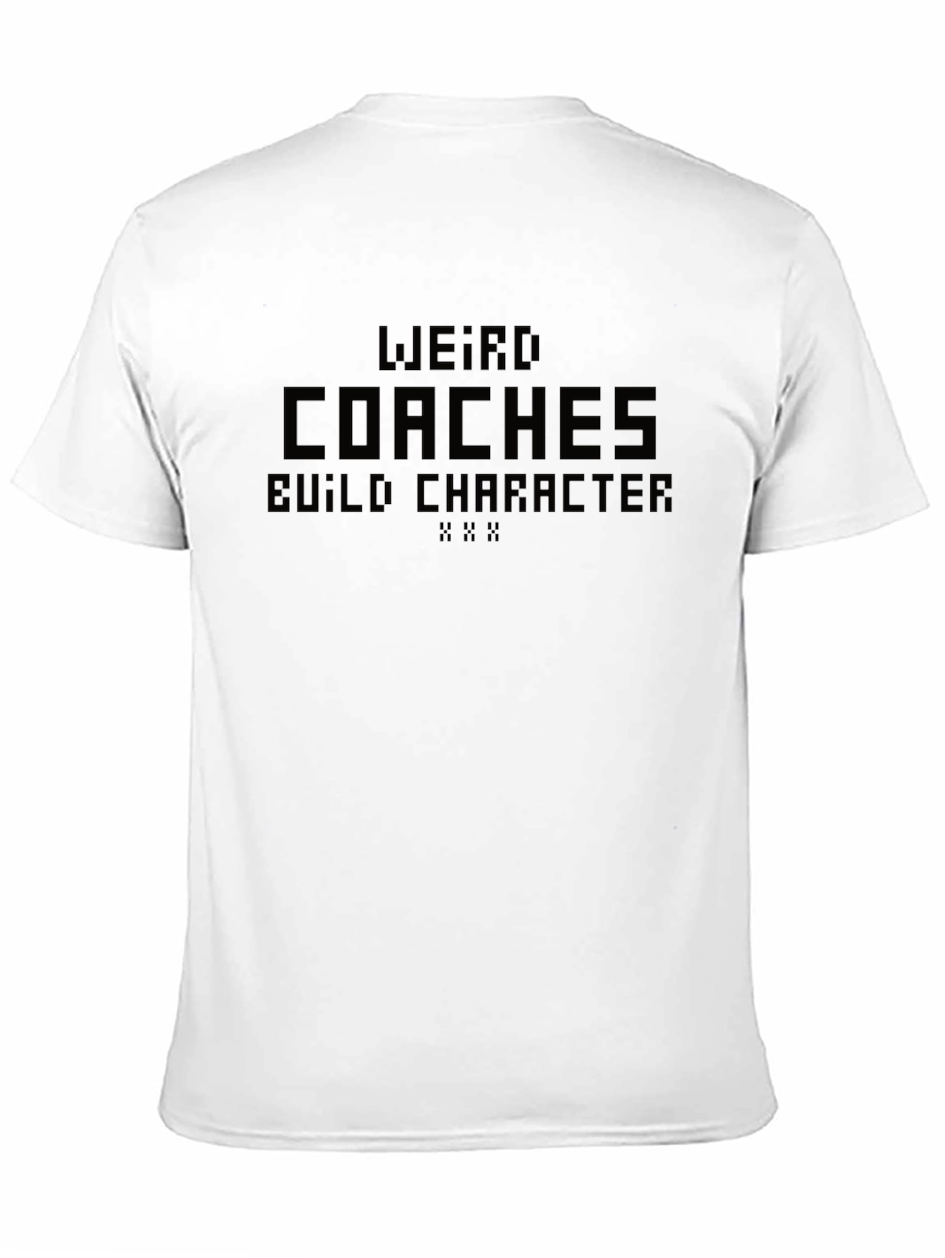 Weird Coaches Build Character Graphic Tee - Black