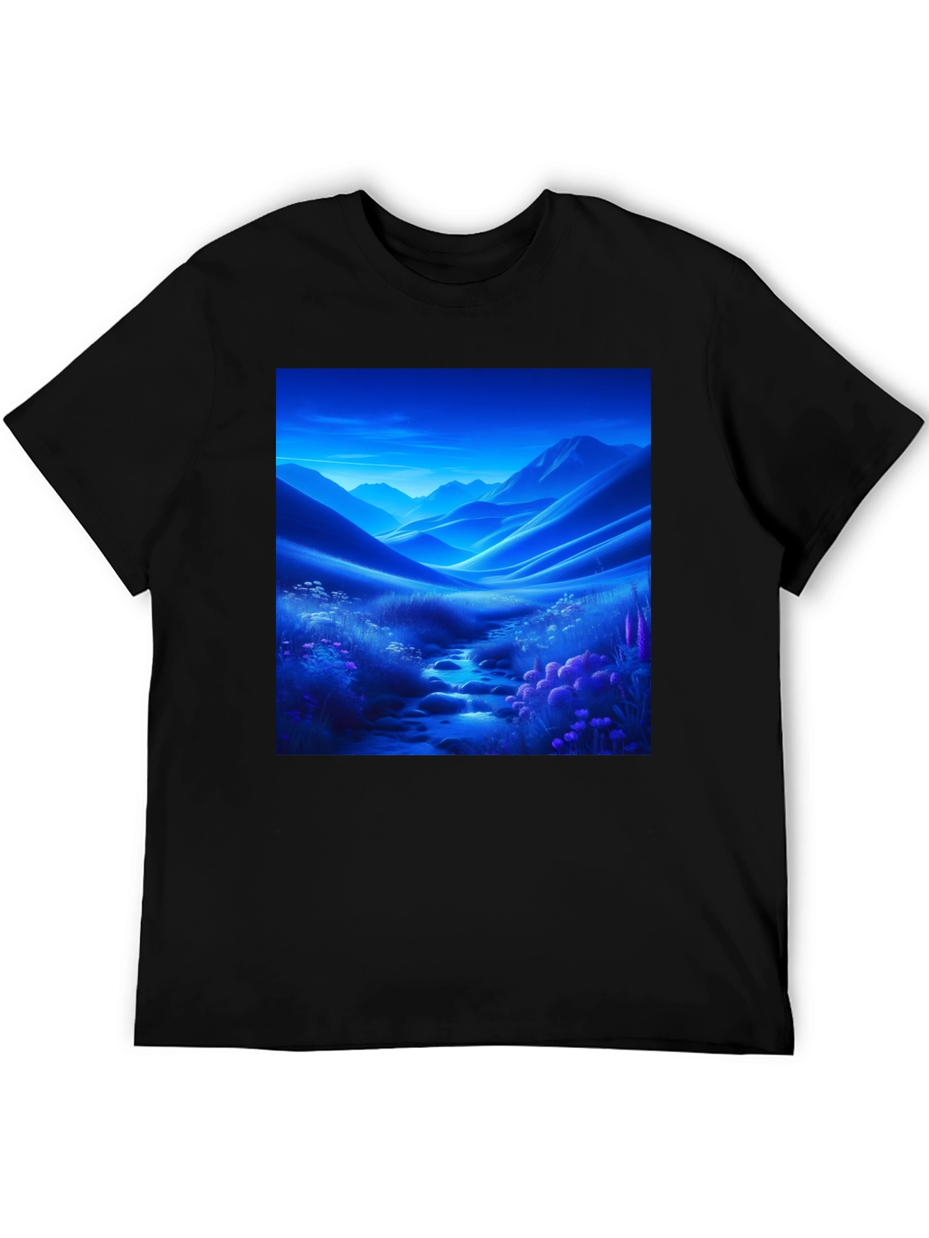 Scenic Mountain Stream T-Shirt