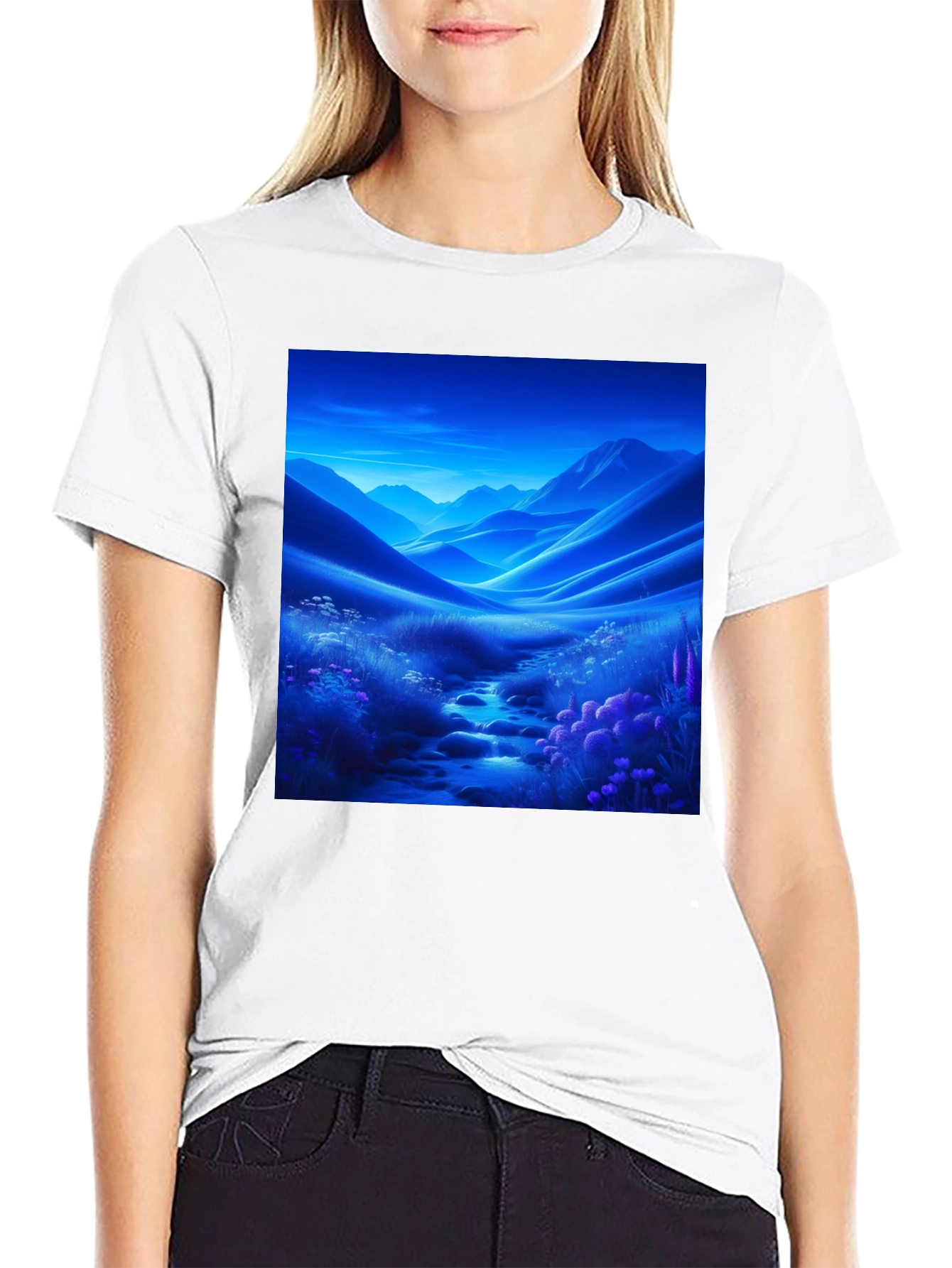 Scenic Mountain Stream T-Shirt