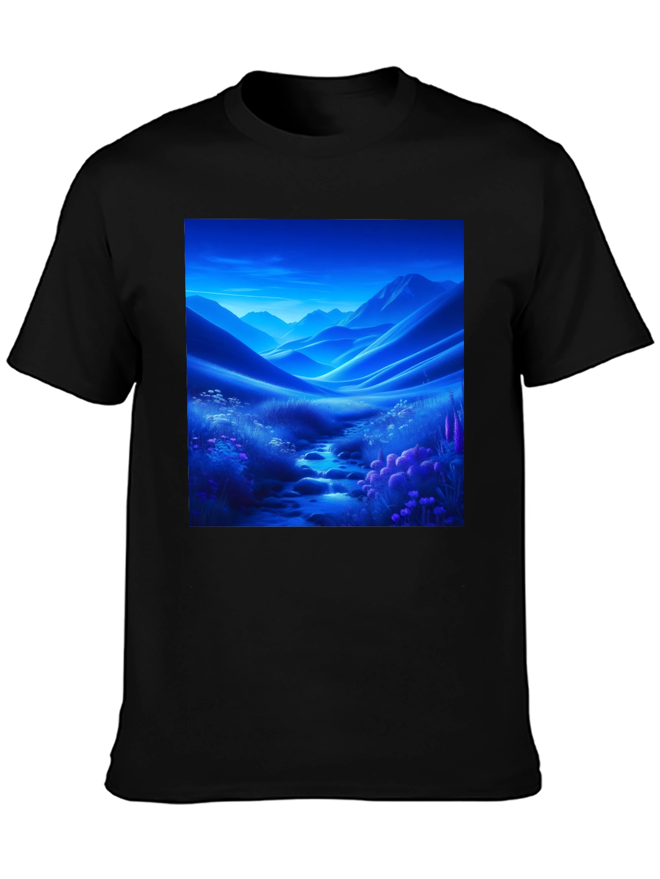 Scenic Mountain Stream T-Shirt