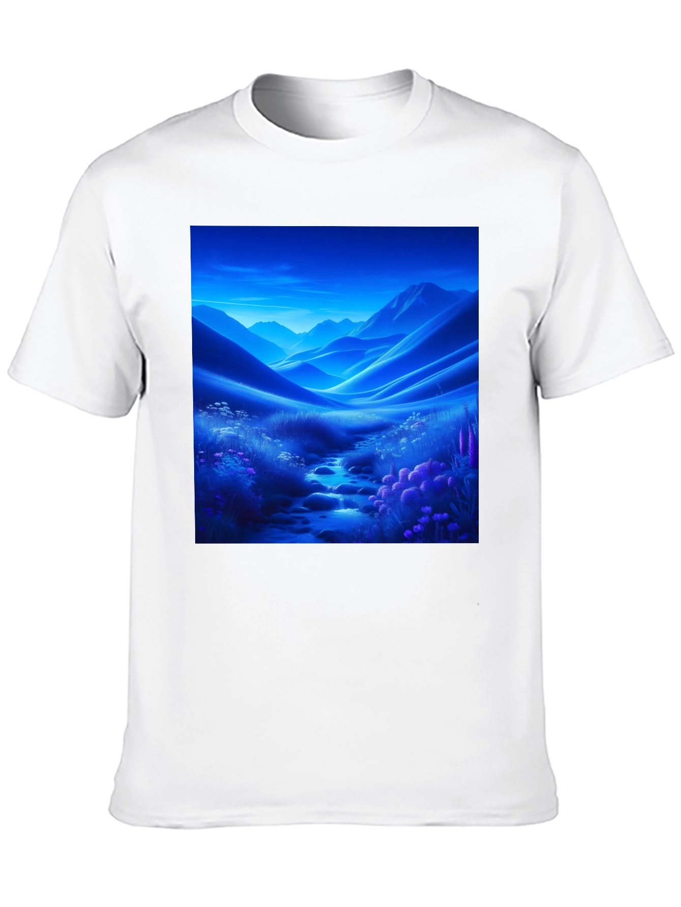 Scenic Mountain Stream T-Shirt