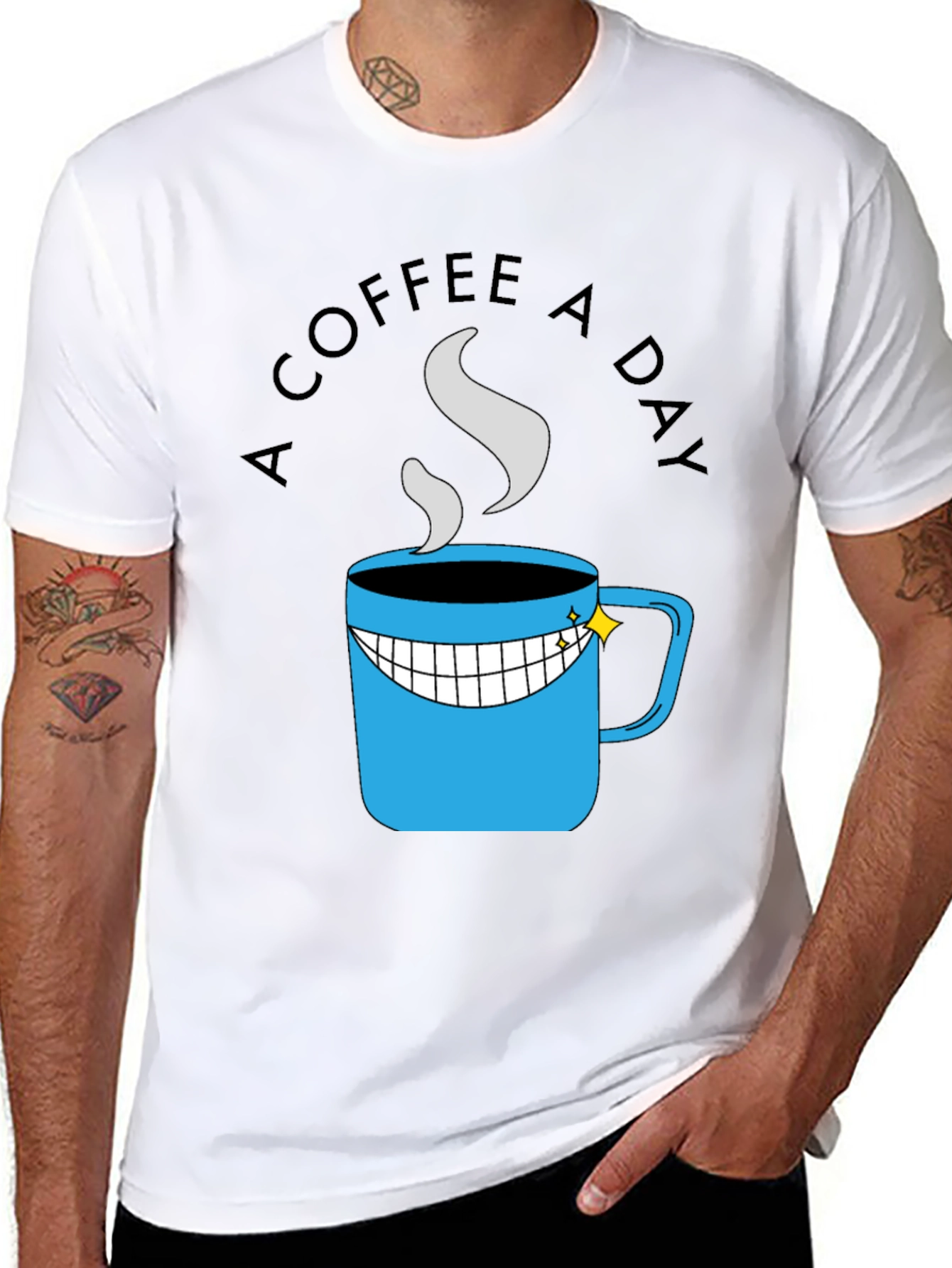 Coffee A Day Graphic Tee
