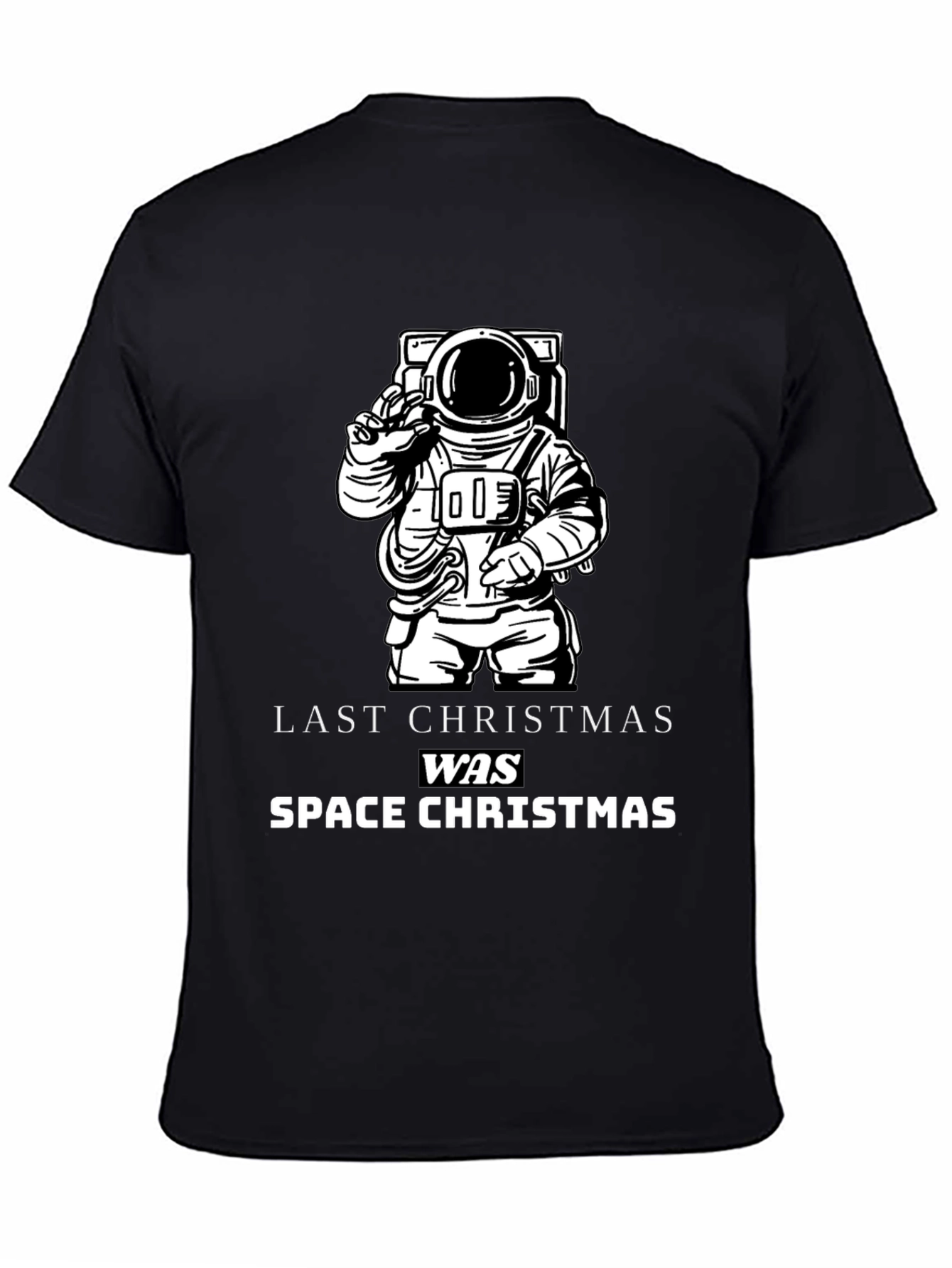 Space Christmas Graphic T-Shirt