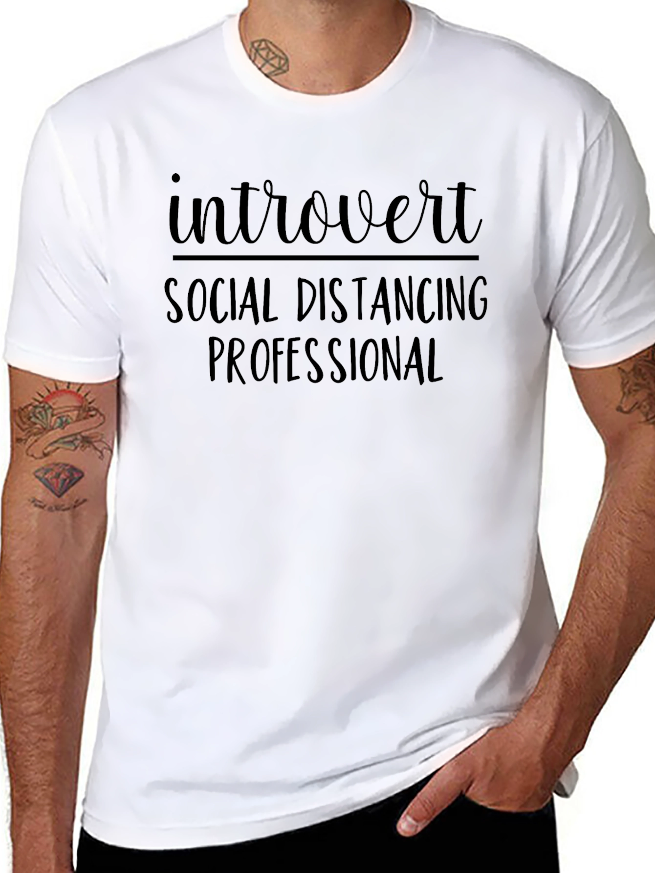 Introvert Social Distancing T-Shirt