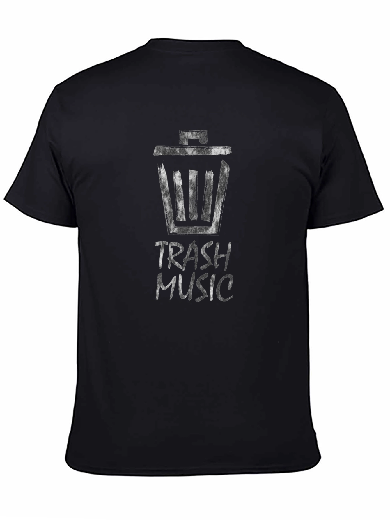 Trash Music Graphic Tee - Black Unisex T-Shirt