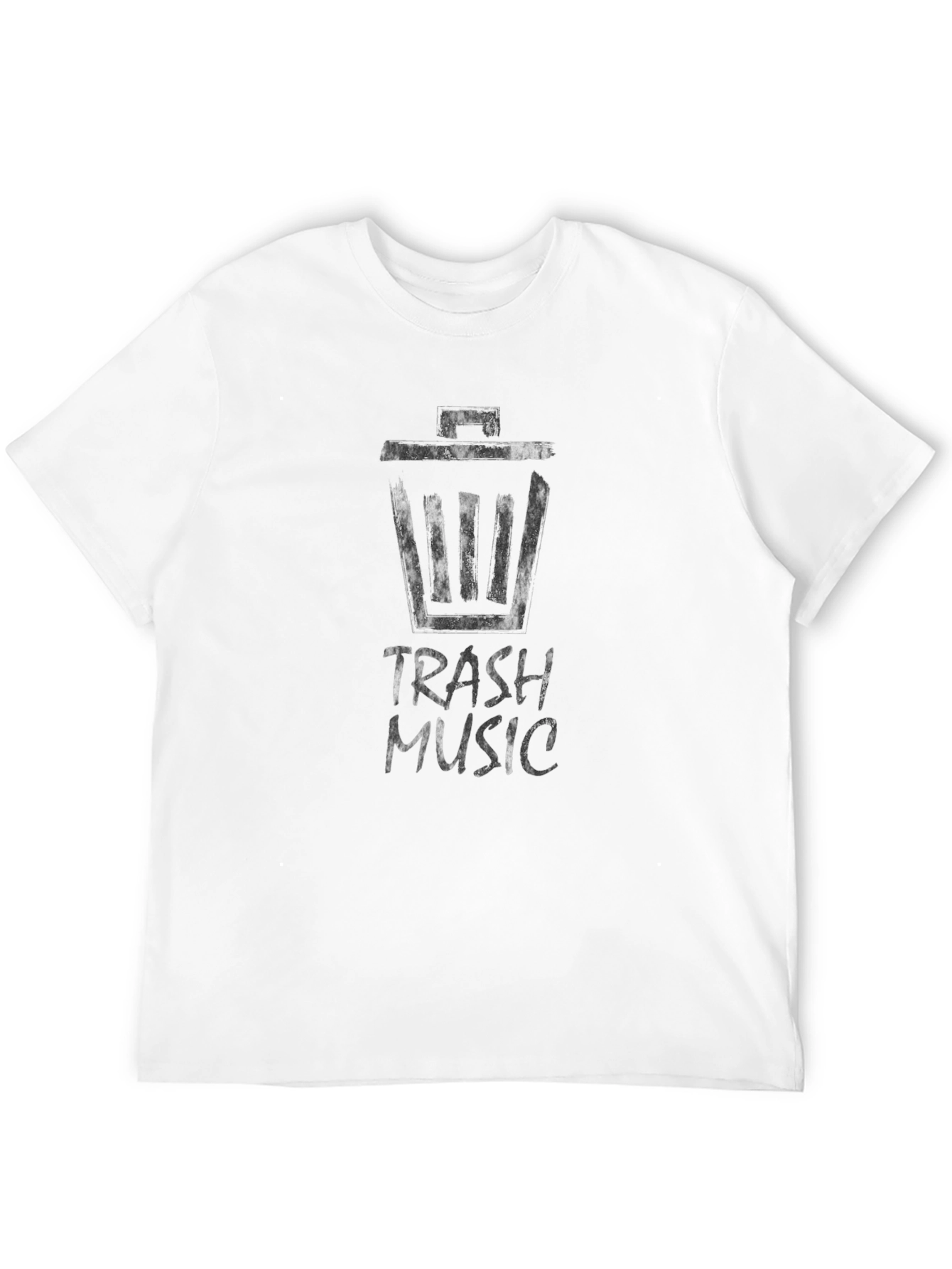 Trash Music Graphic Tee - Black Unisex T-Shirt