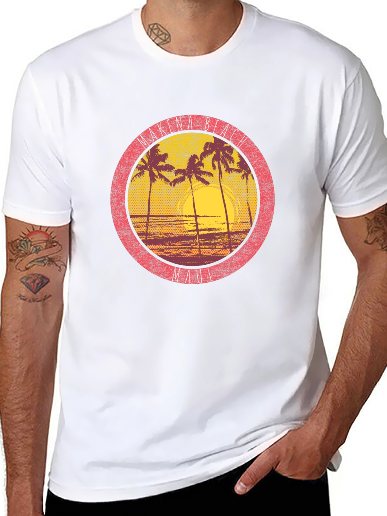Makena Beach Maui Graphic T-Shirt
