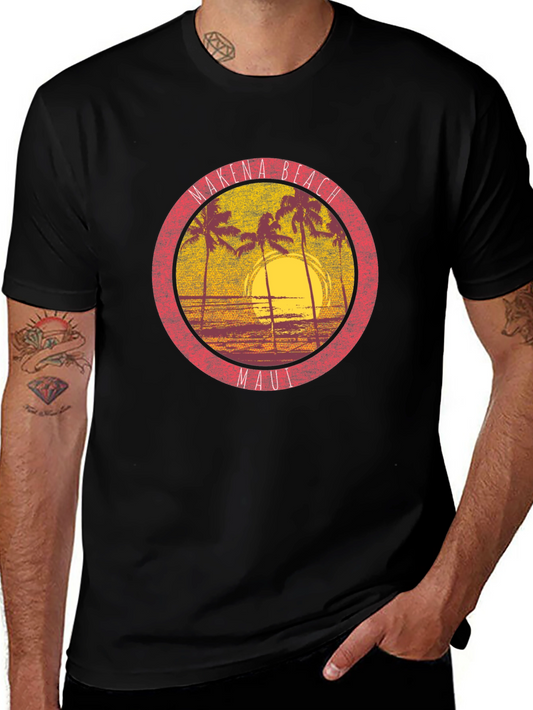 Makena Beach Maui Graphic T-Shirt