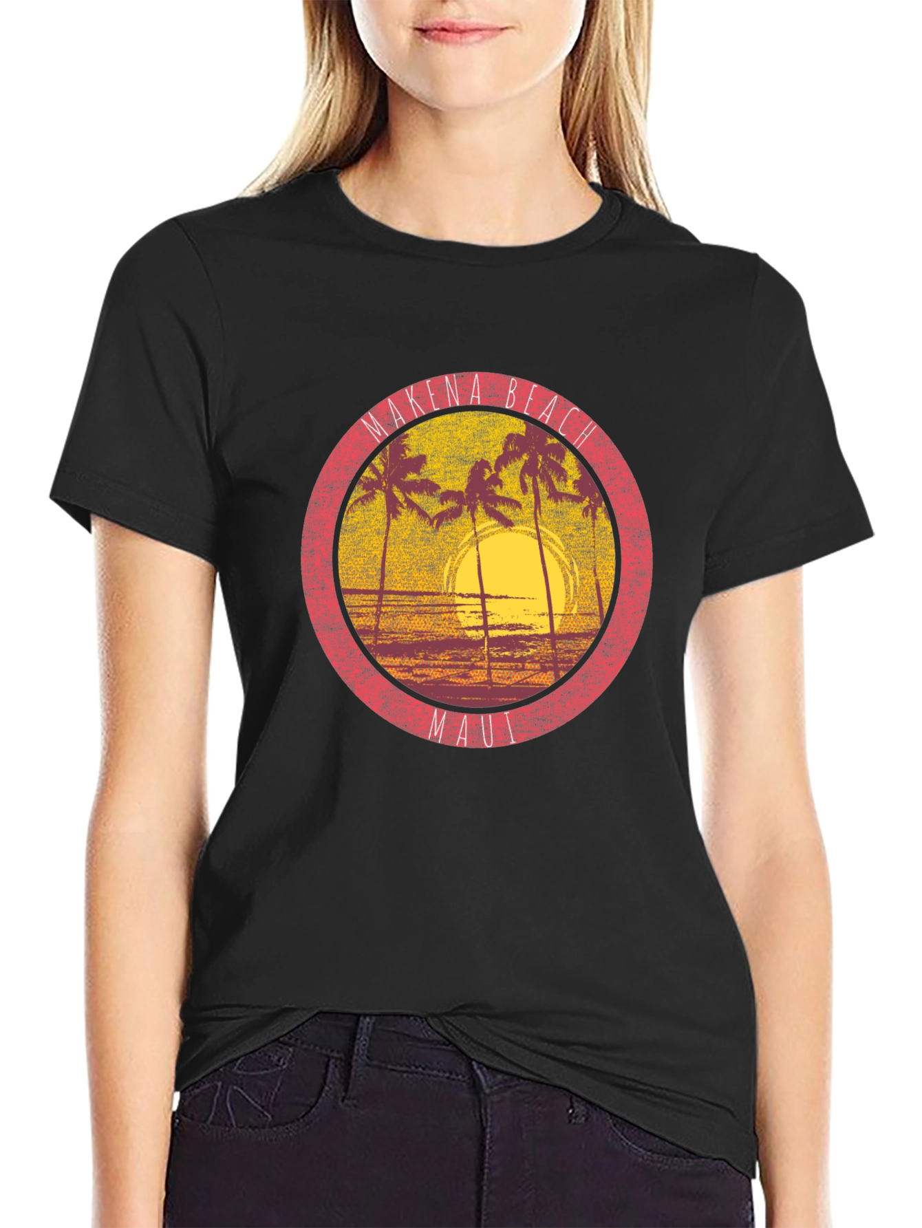 Makena Beach Maui Graphic T-Shirt