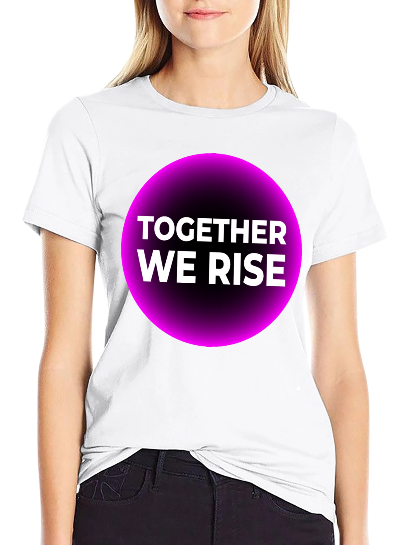 Together We Rise Graphic Tee - Black