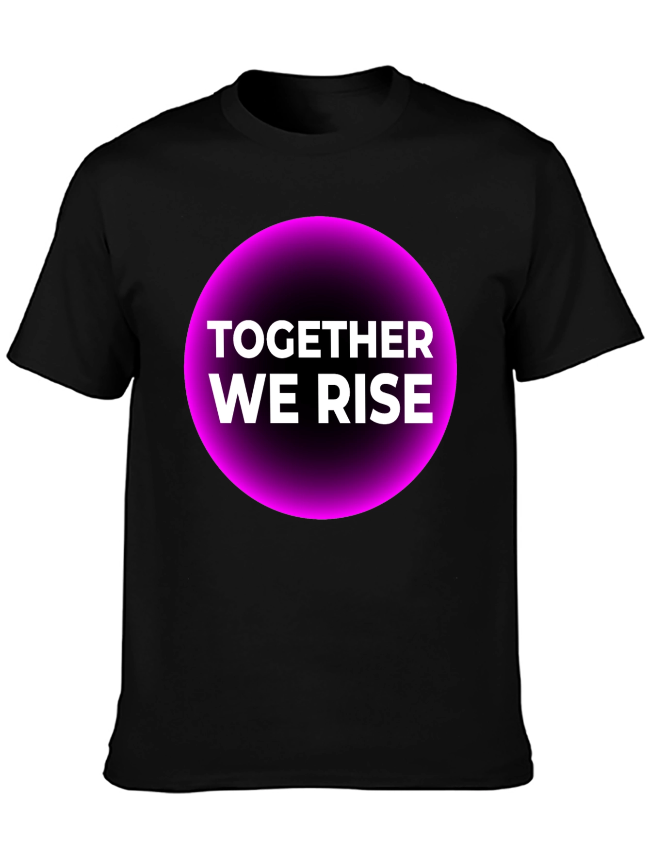 Together We Rise Graphic Tee - Black