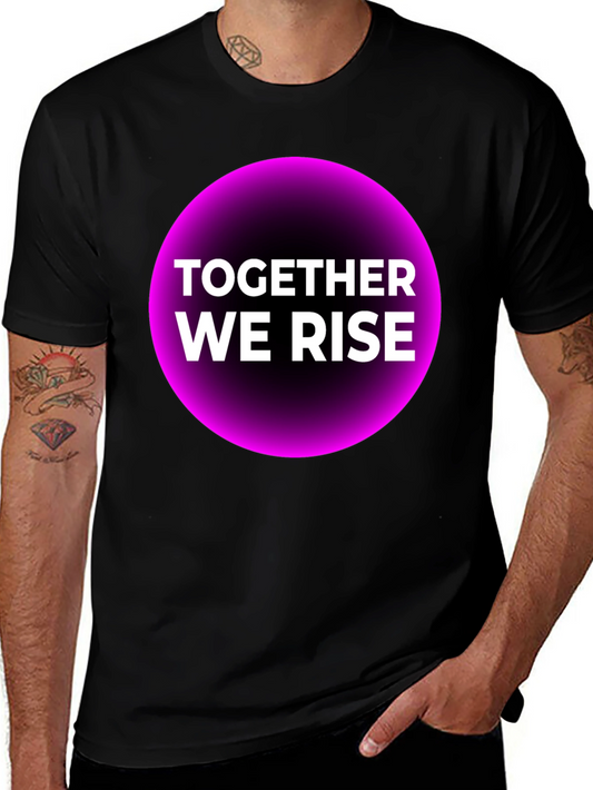 Together We Rise Graphic Tee - Black