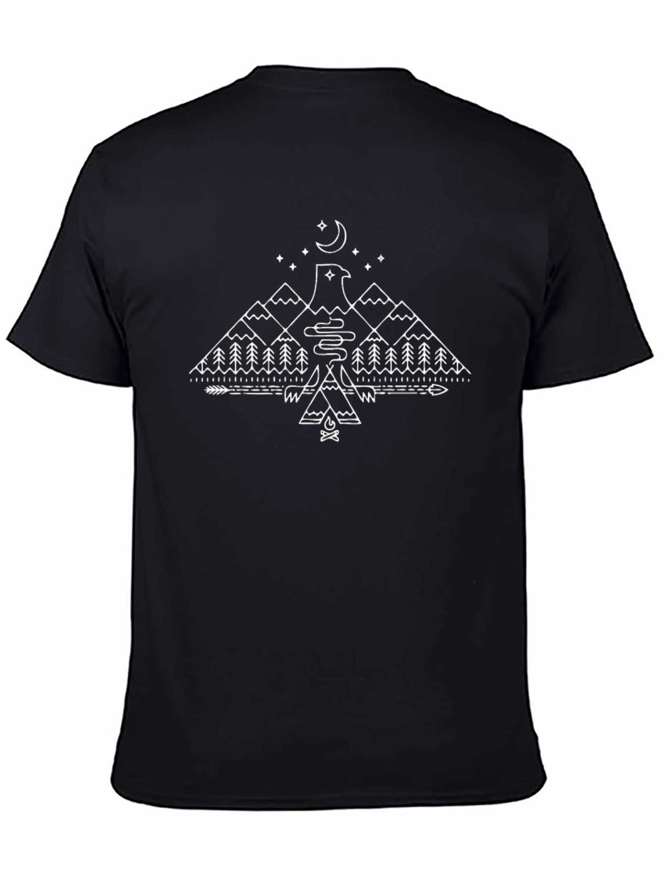 Black Graphic Tee - Eagle Mountain Adventure