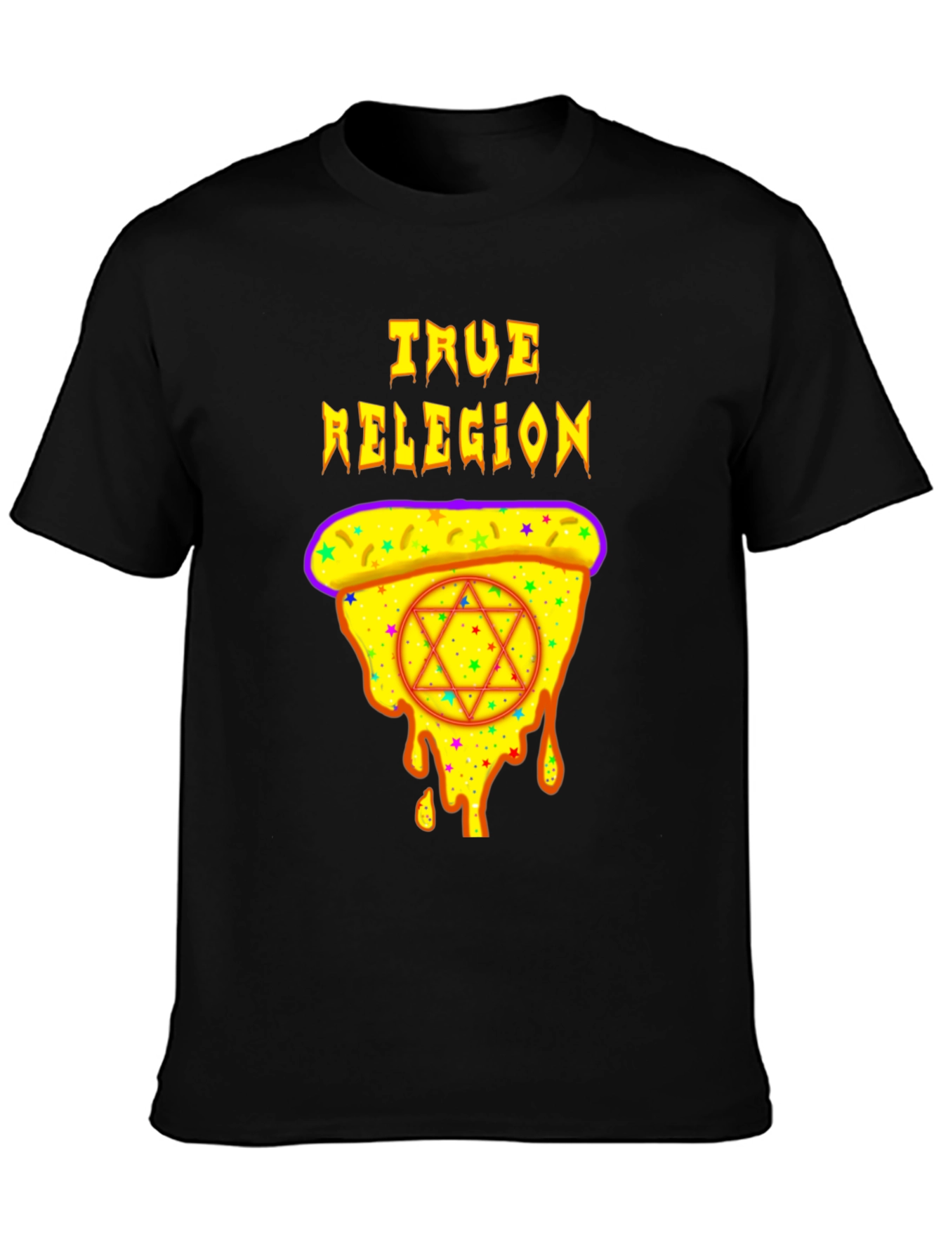 True Religion Pizza Graphic T-Shirt