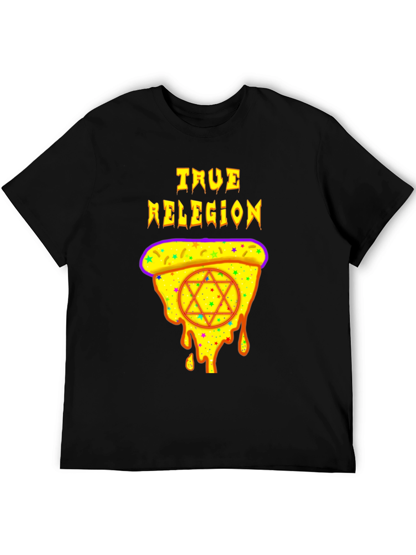 True Religion Pizza Graphic T-Shirt