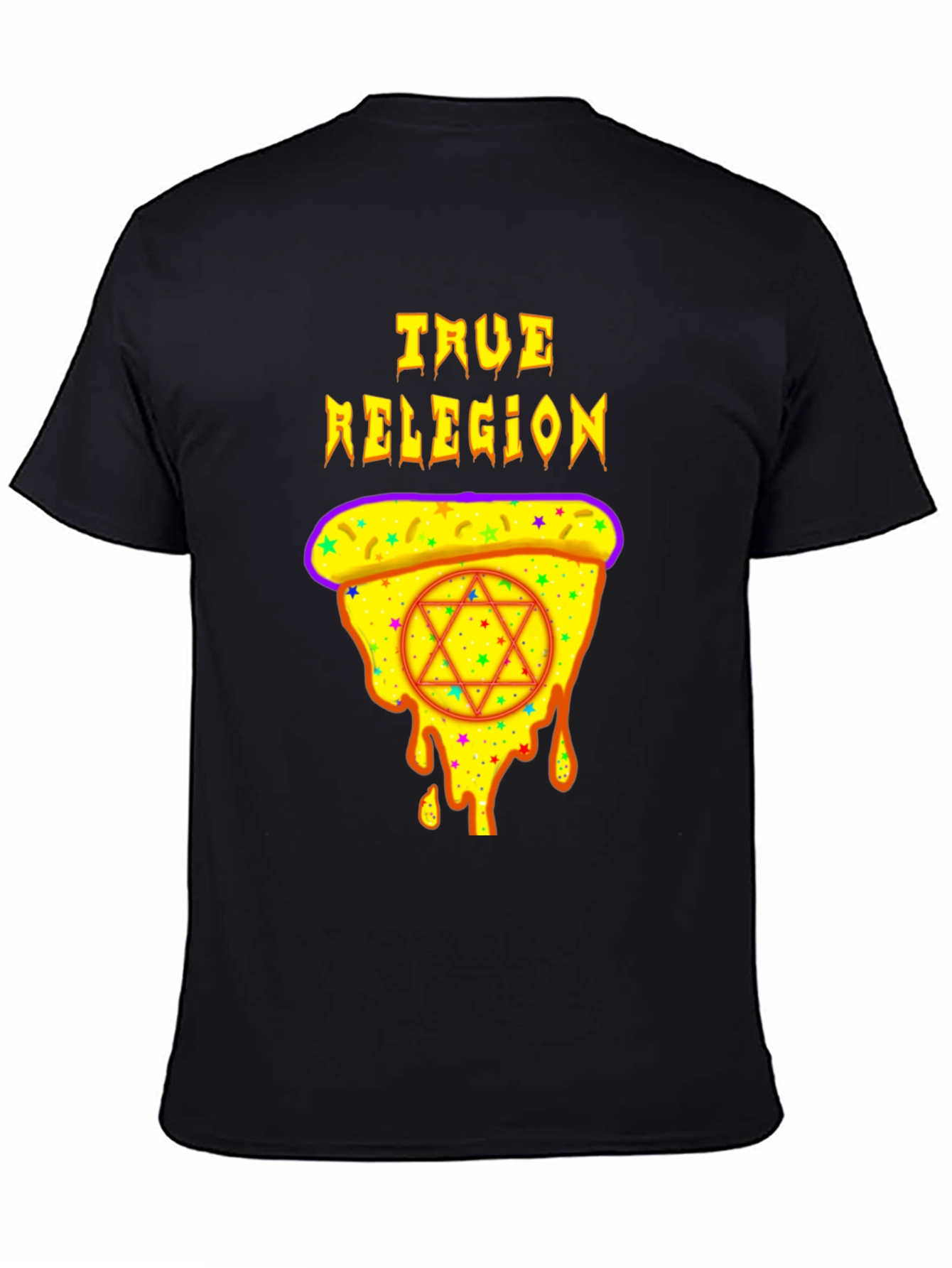 True Religion Pizza Graphic T-Shirt