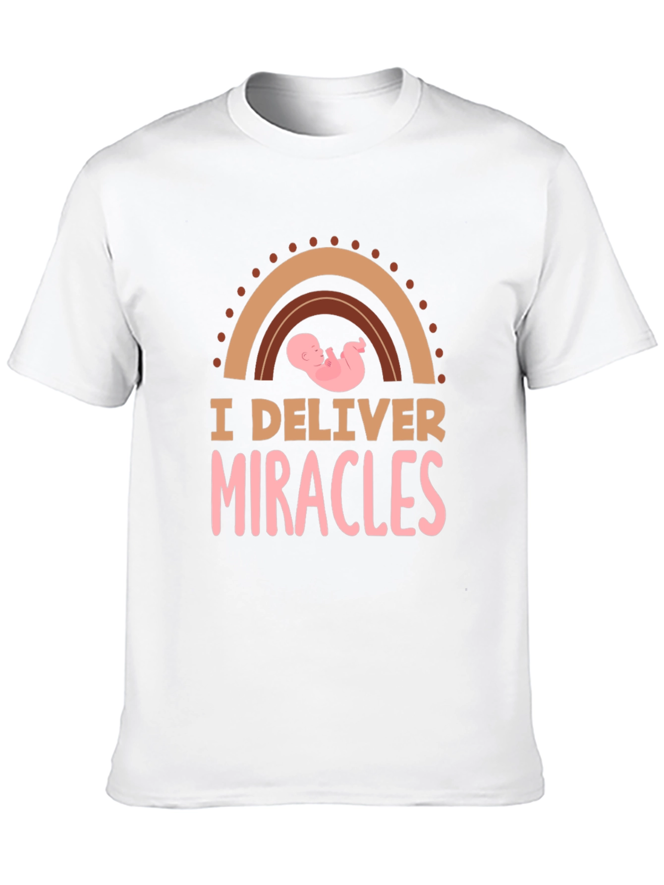 I Deliver Miracles Black T-Shirt