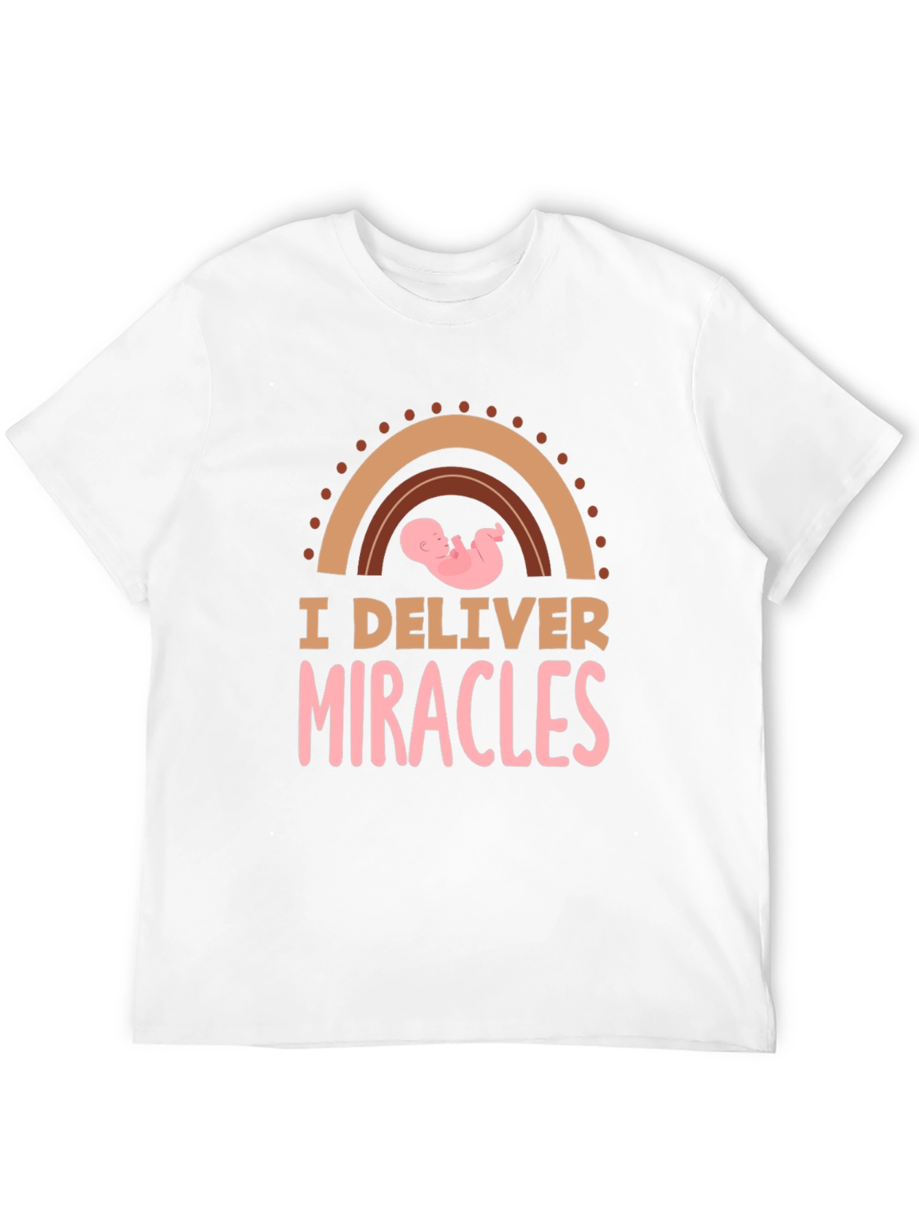I Deliver Miracles Black T-Shirt