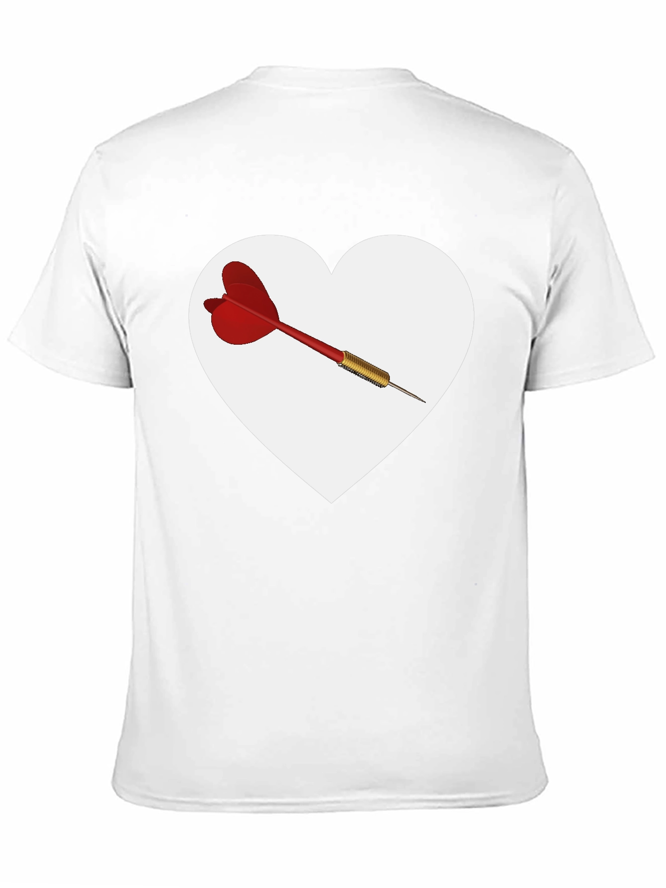 Heart Dart Graphic Tee - Unique Design