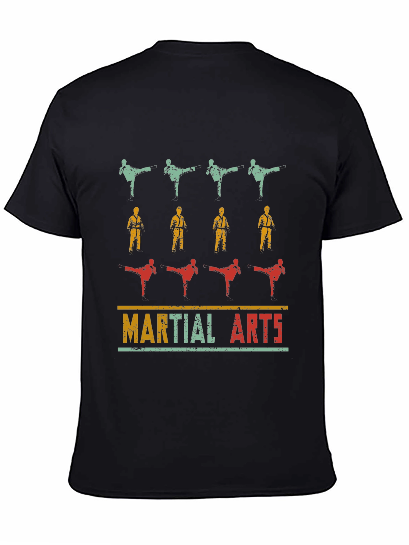 Martial Arts Retro Graphic T-Shirt