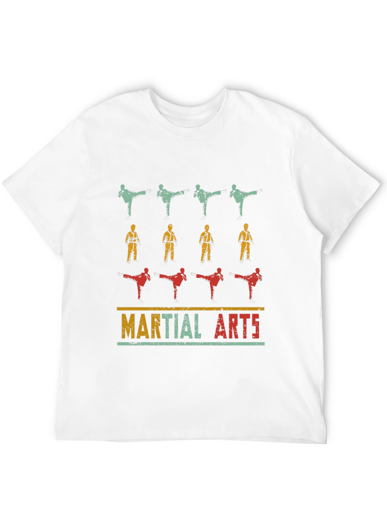 Martial Arts Retro Graphic T-Shirt
