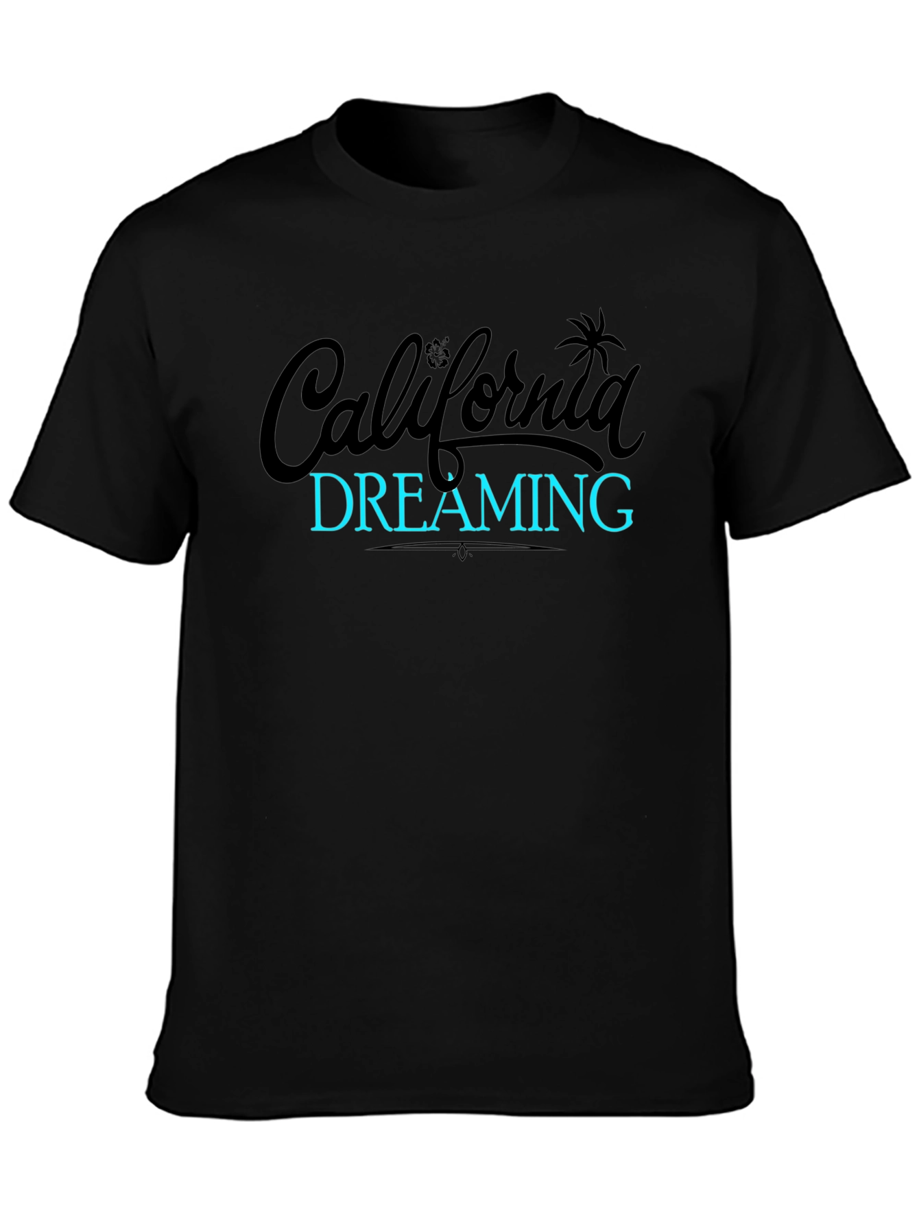 California Dreaming Graphic T-Shirt - Black