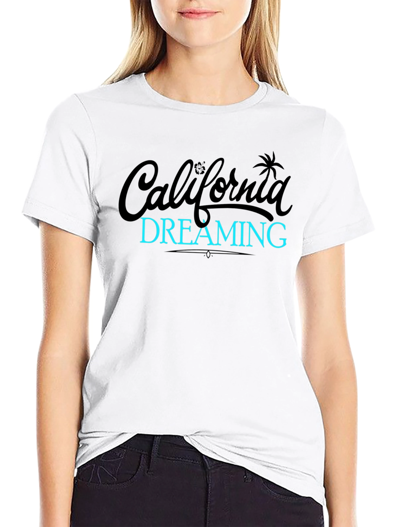 California Dreaming Graphic T-Shirt - Black