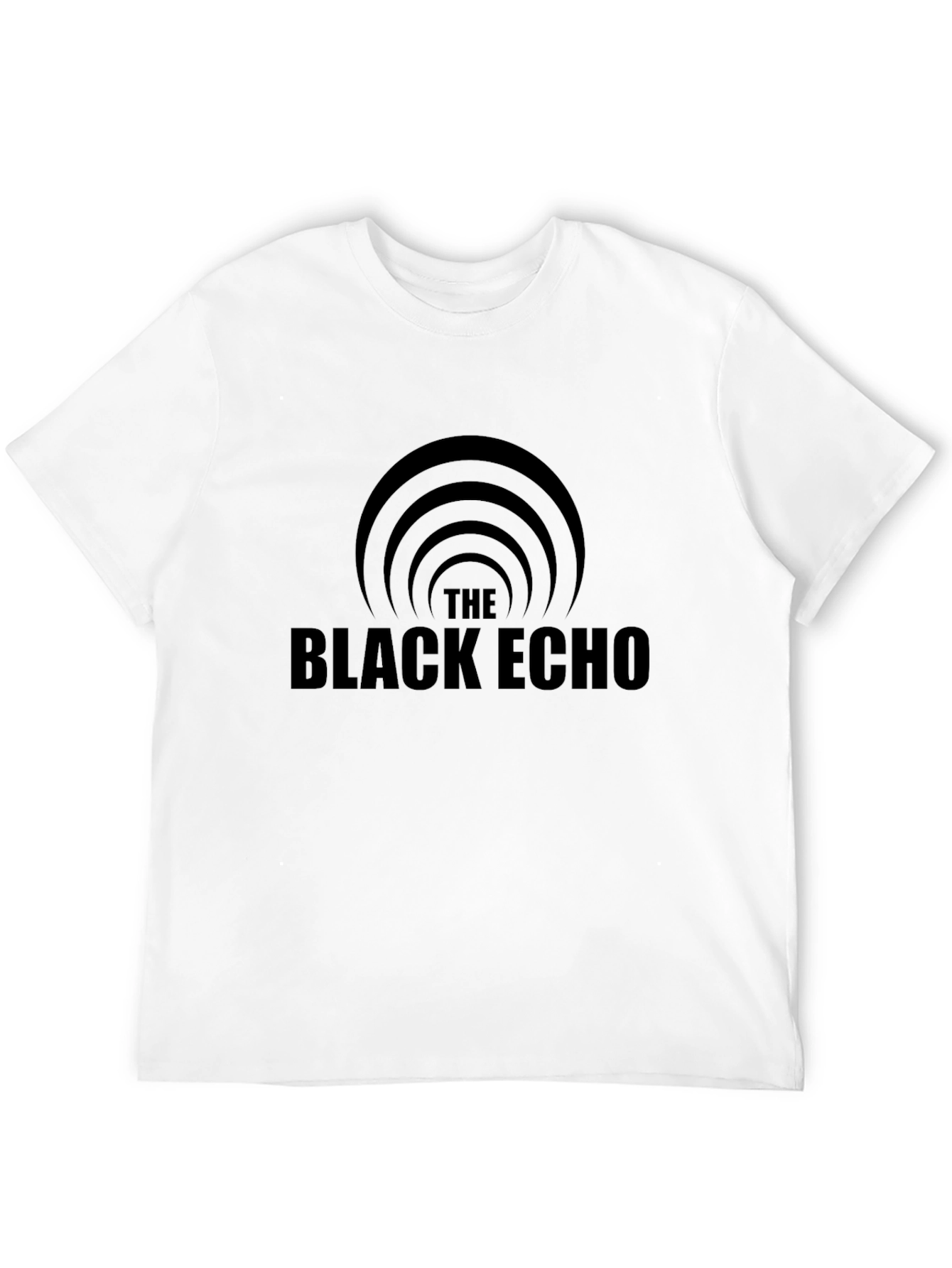 The Black Echo Graphic T-Shirt - Stylish Mens Tee
