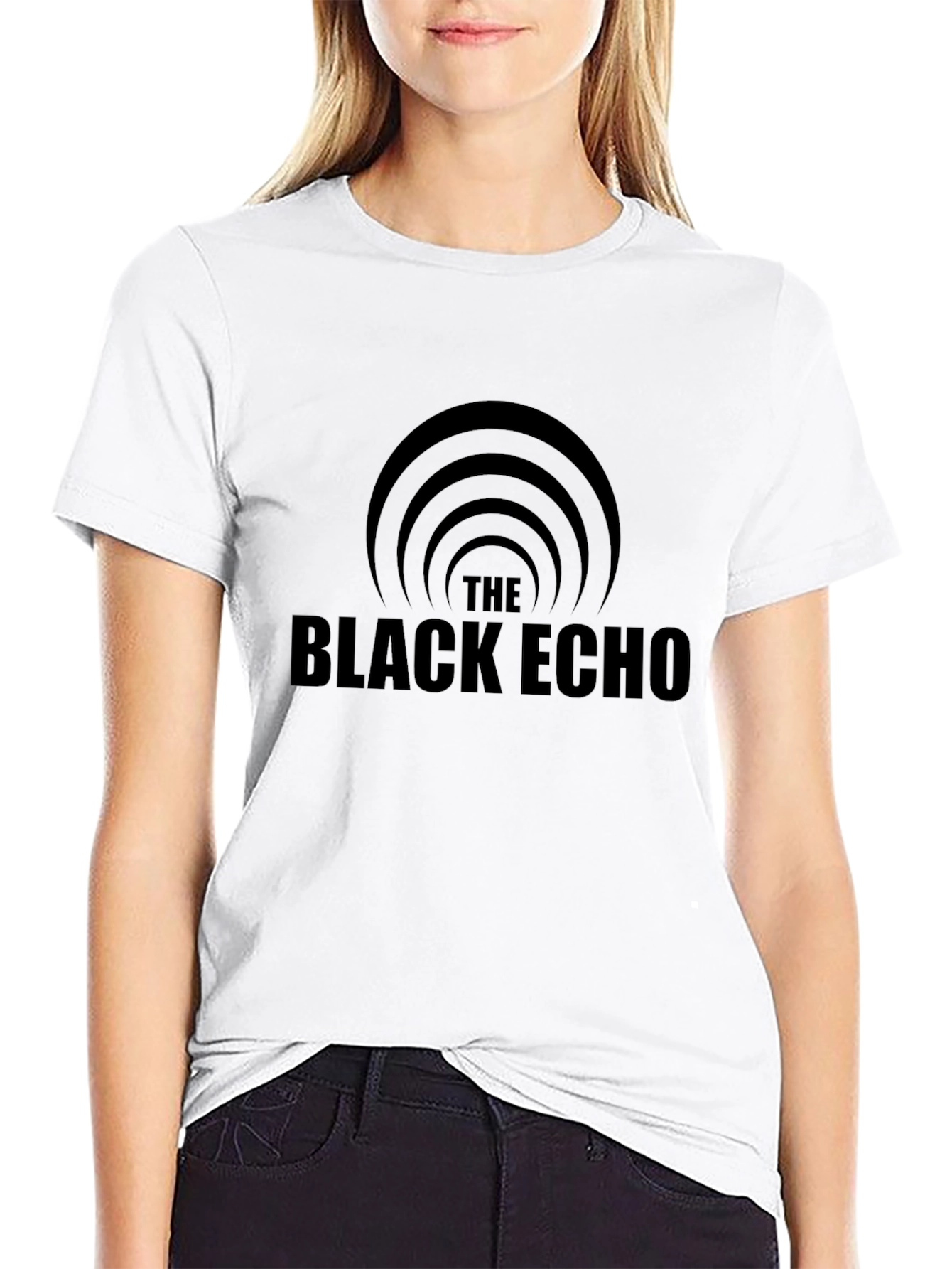 The Black Echo Graphic T-Shirt - Stylish Mens Tee