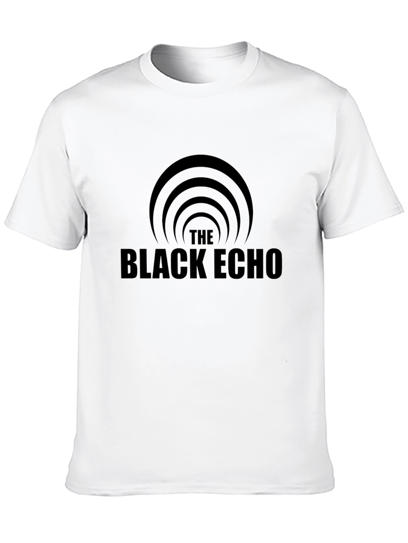 The Black Echo Graphic T-Shirt - Stylish Mens Tee