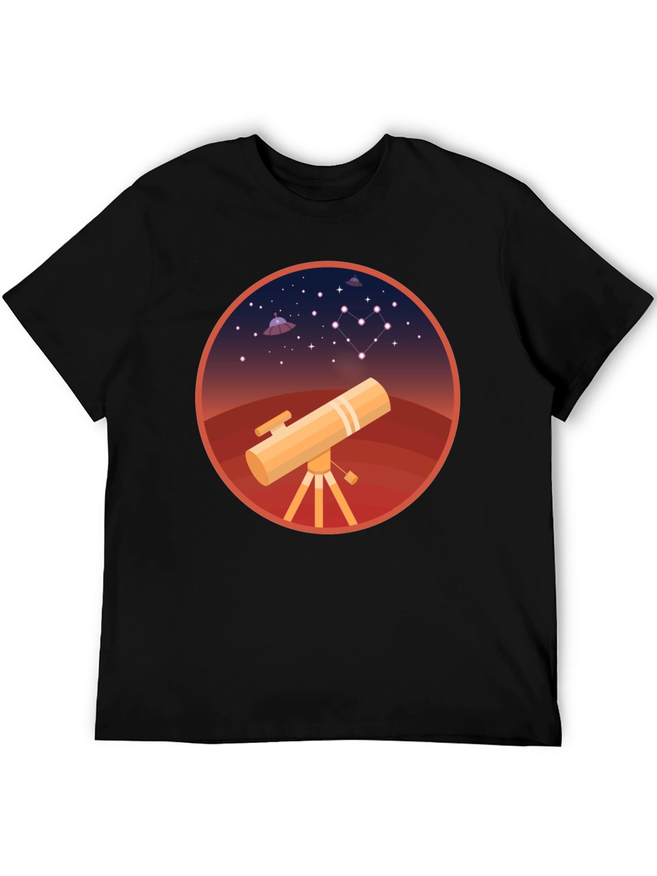 Cosmic Telescope Graphic T-Shirt