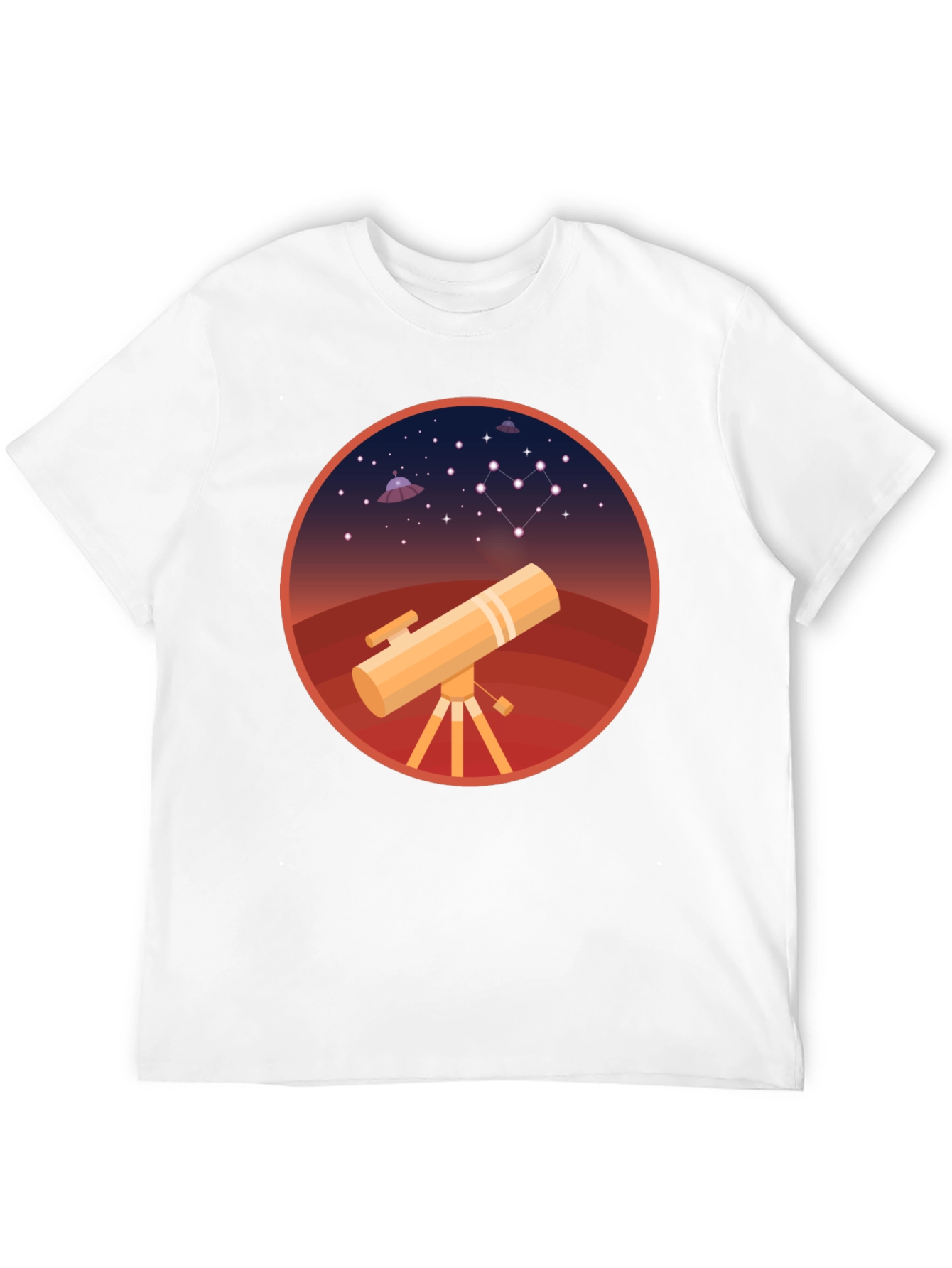 Cosmic Telescope Graphic T-Shirt