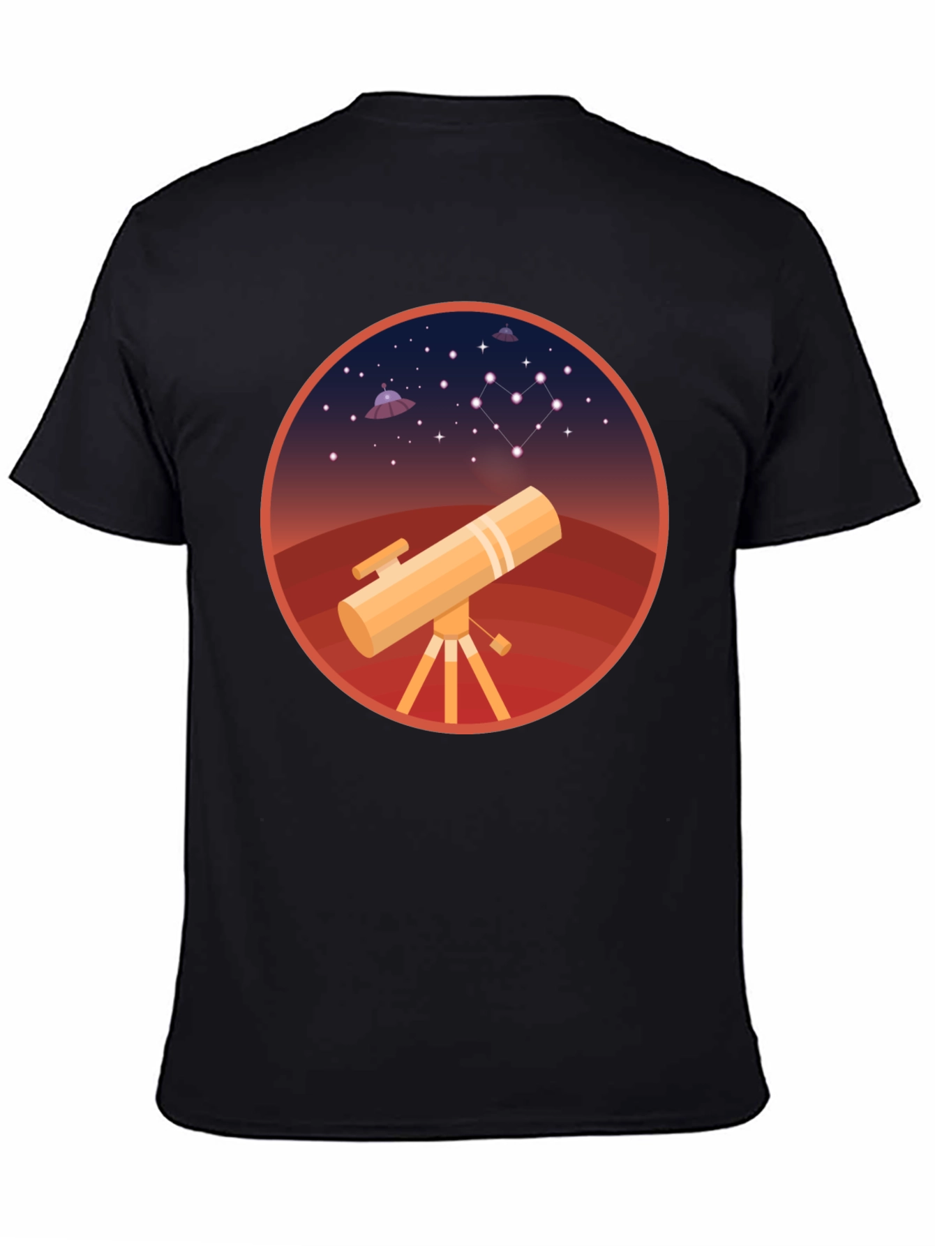 Cosmic Telescope Graphic T-Shirt