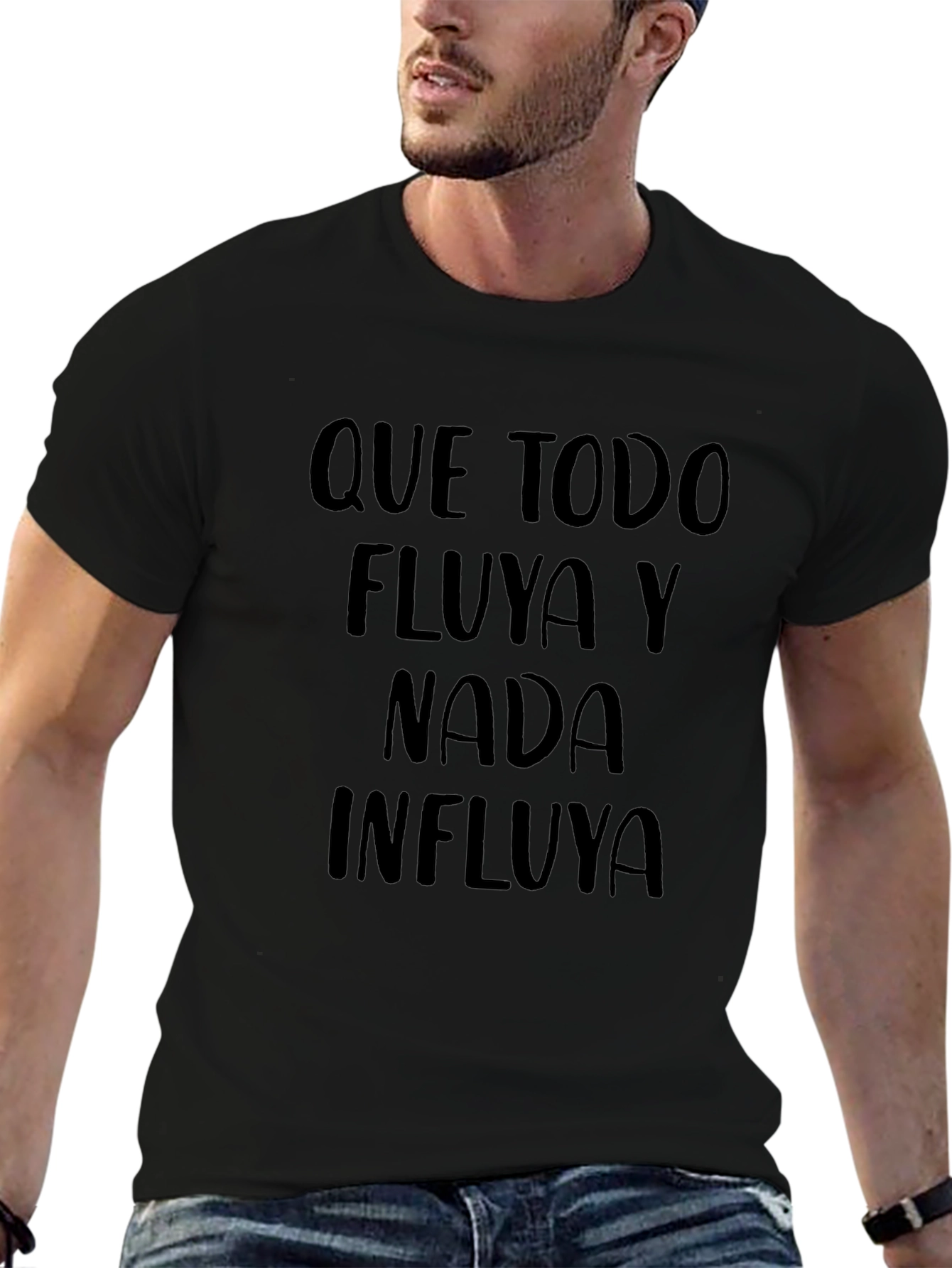 Que Todo Fluya T-Shirt: Inspirational Spanish Tee