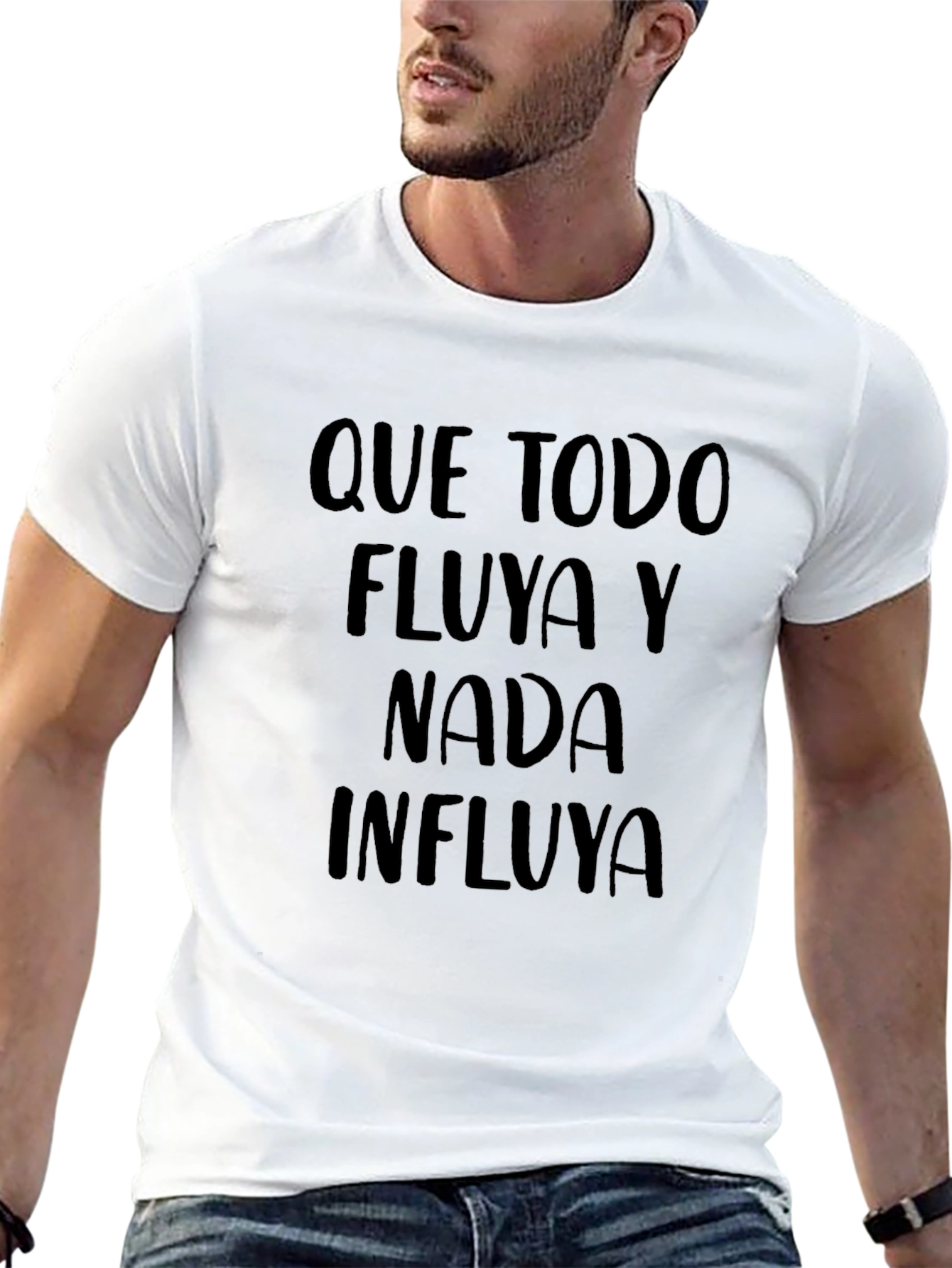 Que Todo Fluya T-Shirt: Inspirational Spanish Tee