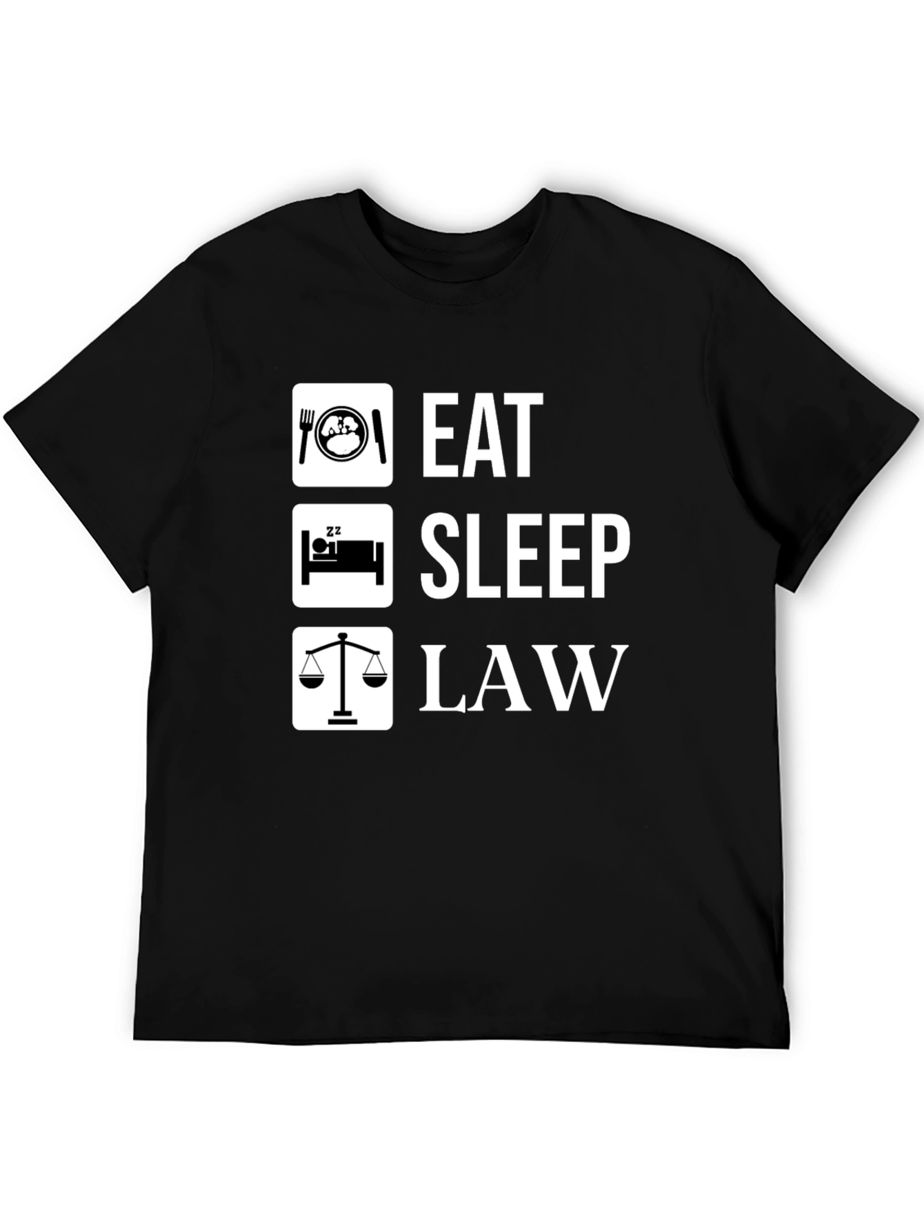 Eat Sleep Law Funny Lawyer T-Shirt