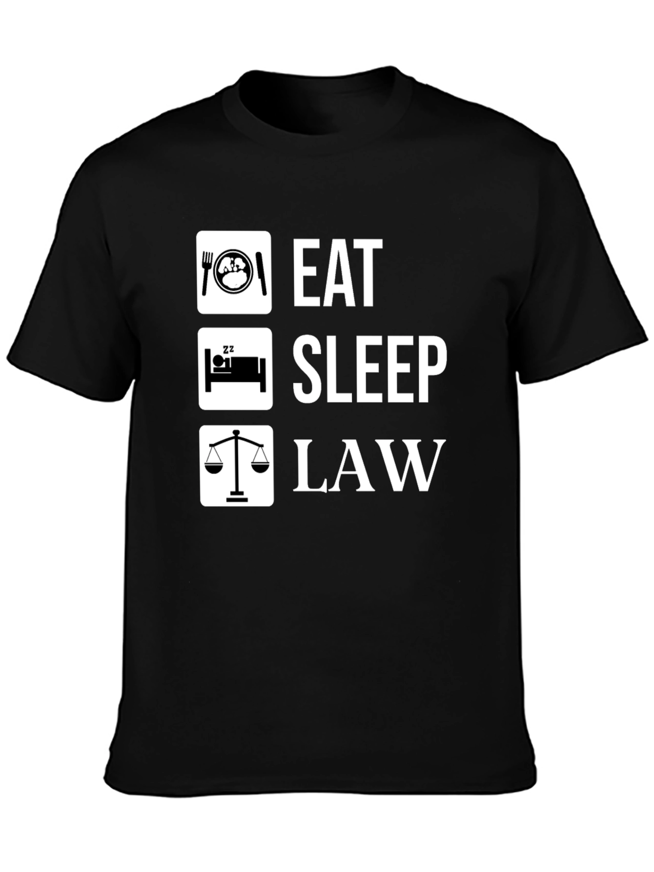 Eat Sleep Law Funny Lawyer T-Shirt