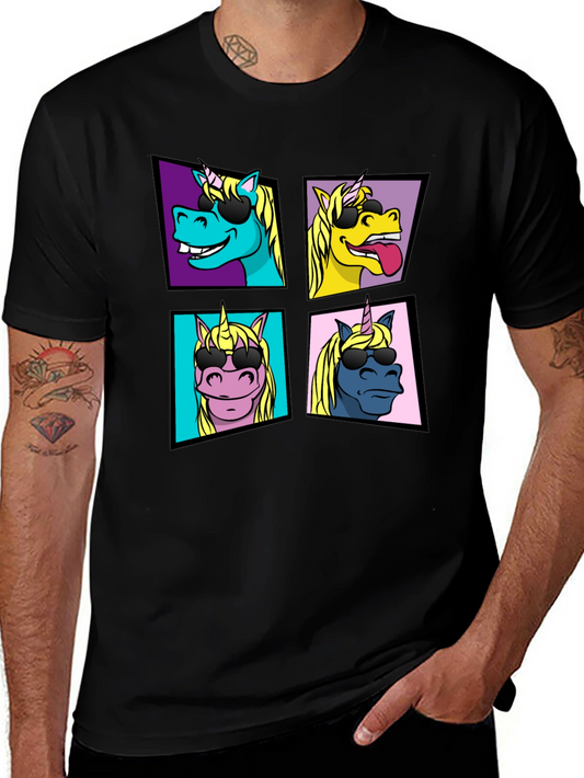 Unicorn Pop Art T-Shirt: Fun & Colorful Graphic Tee